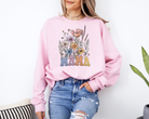 mama sweatshirt with wildflowers for spring or summer