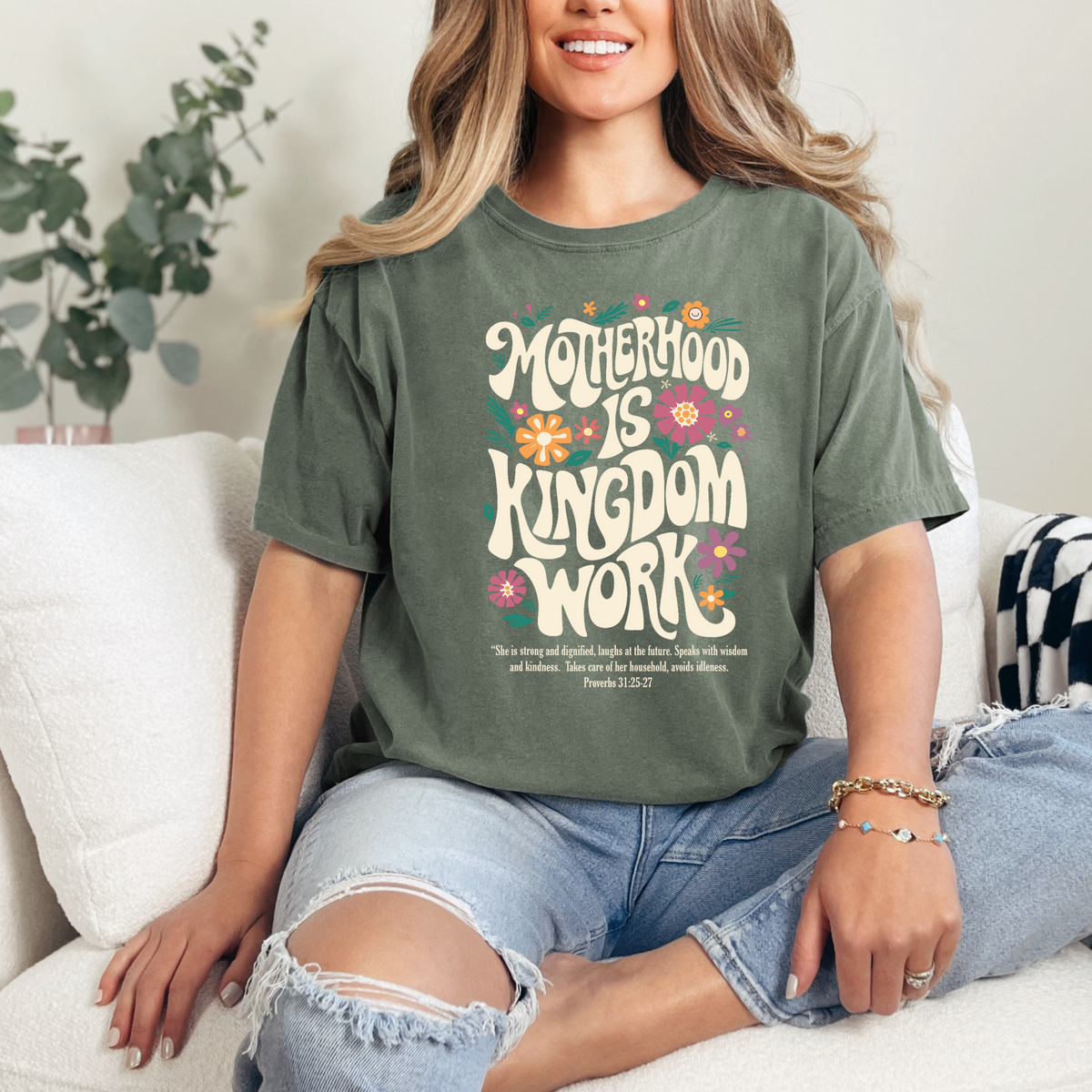 Motherhood Is Kingdom Work T-Shirt