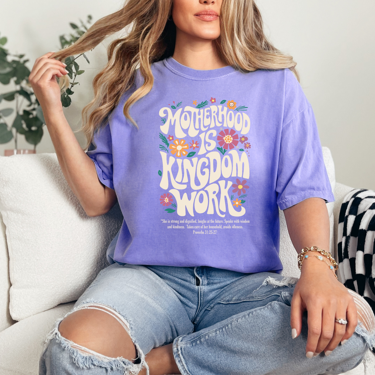 Motherhood Is Kingdom Work T-Shirt