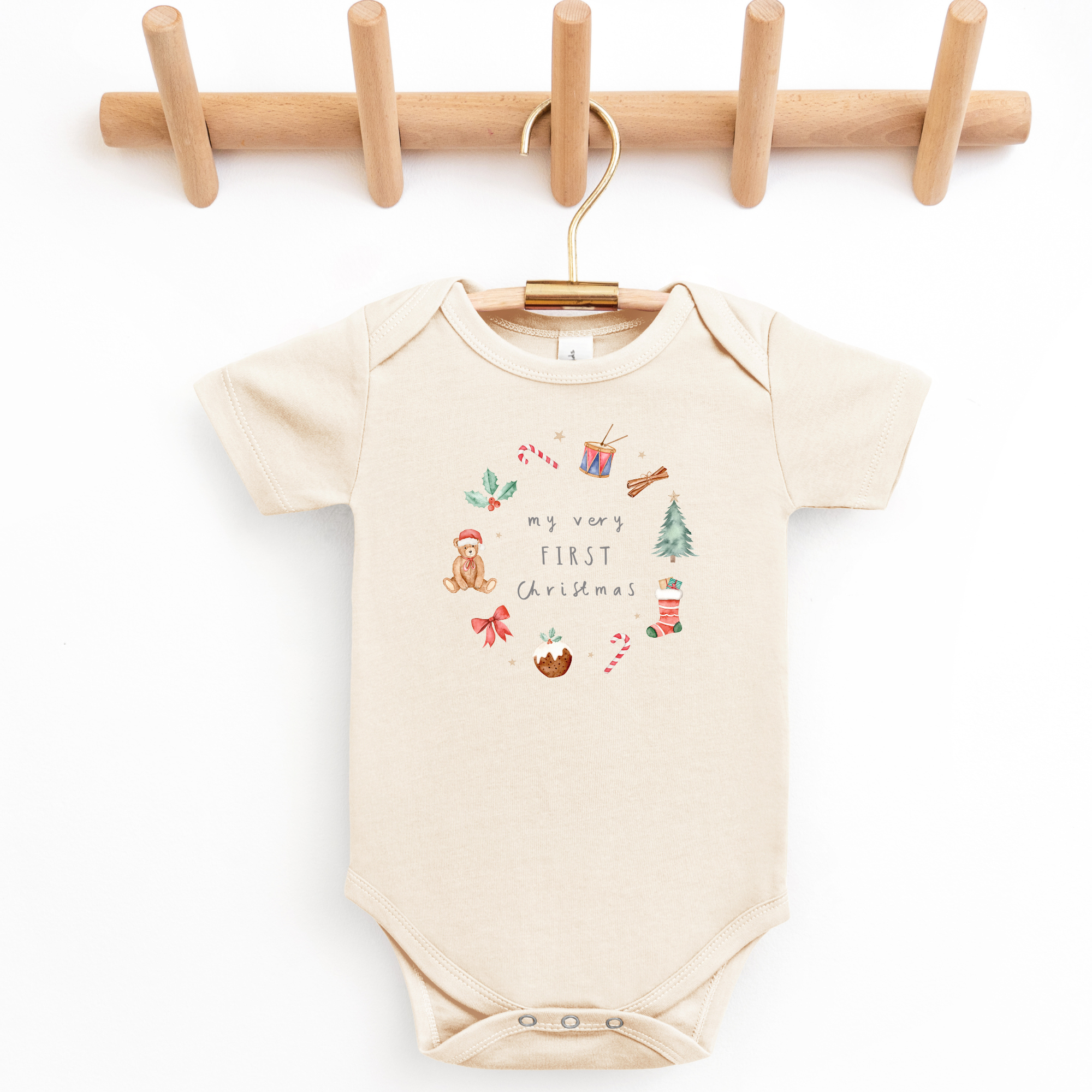my very first Christmas onesie for babies