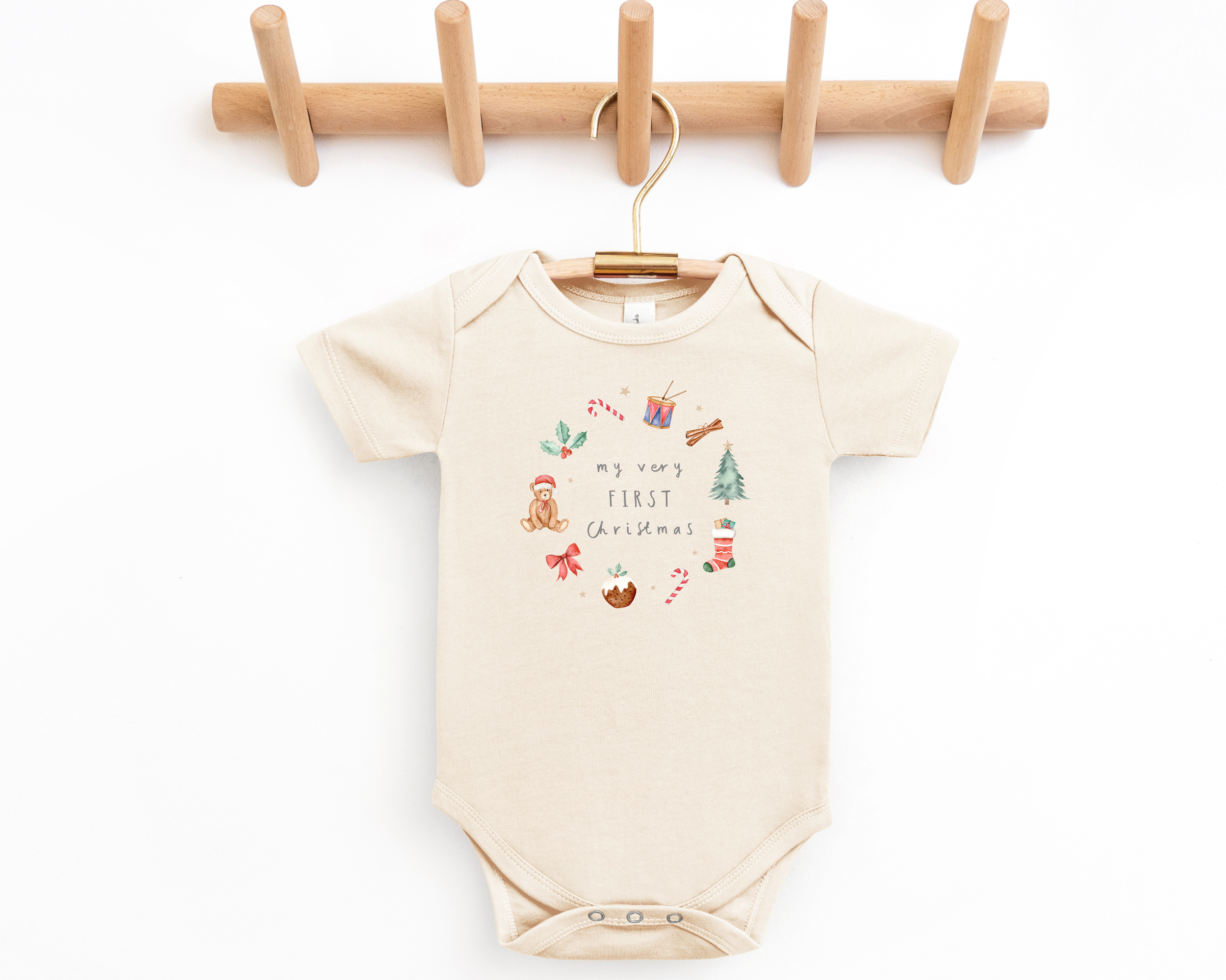 my very first Christmas onesie for babies