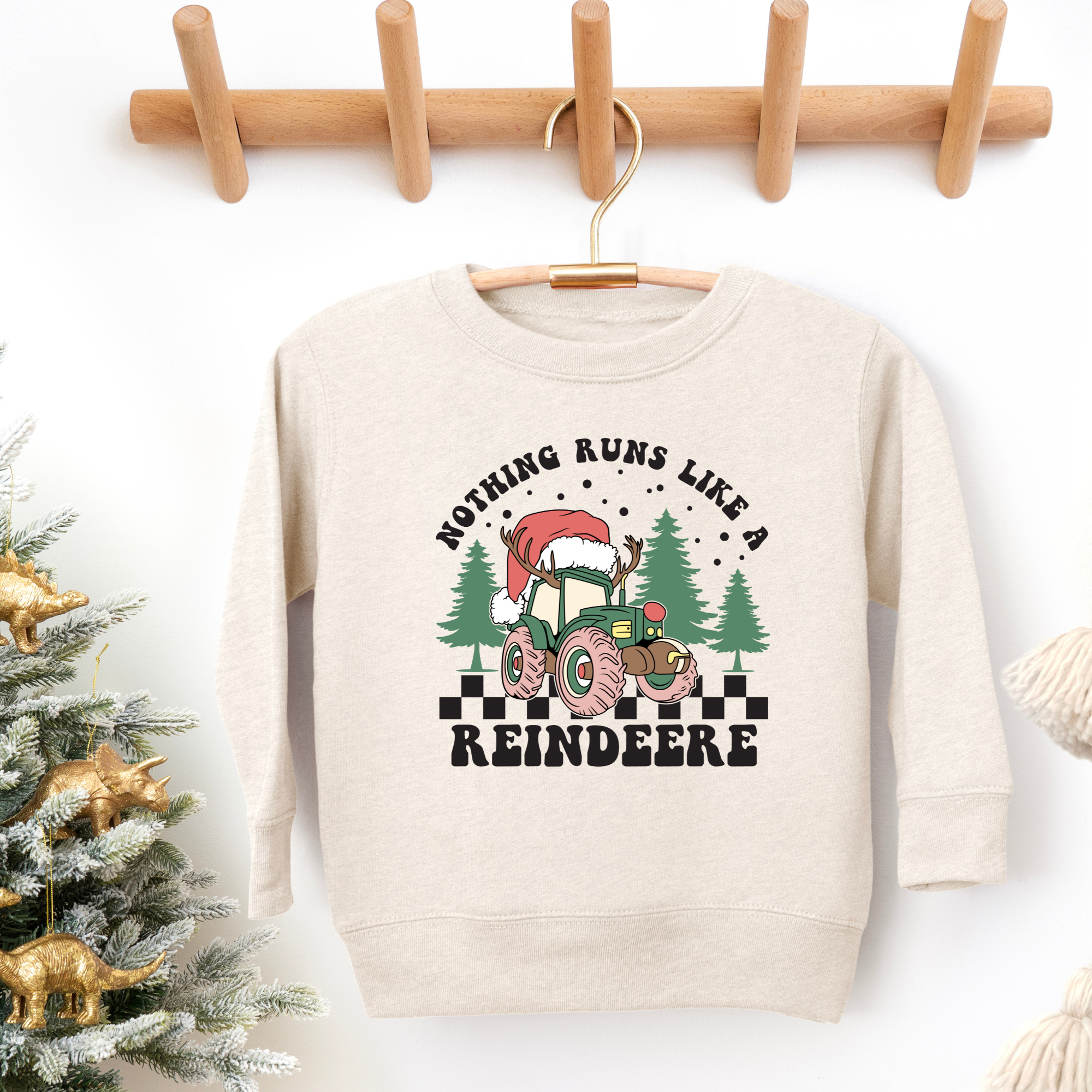 Nothing Runs Like A Reindeere Sweatshirt | Toddler Christmas Shirt