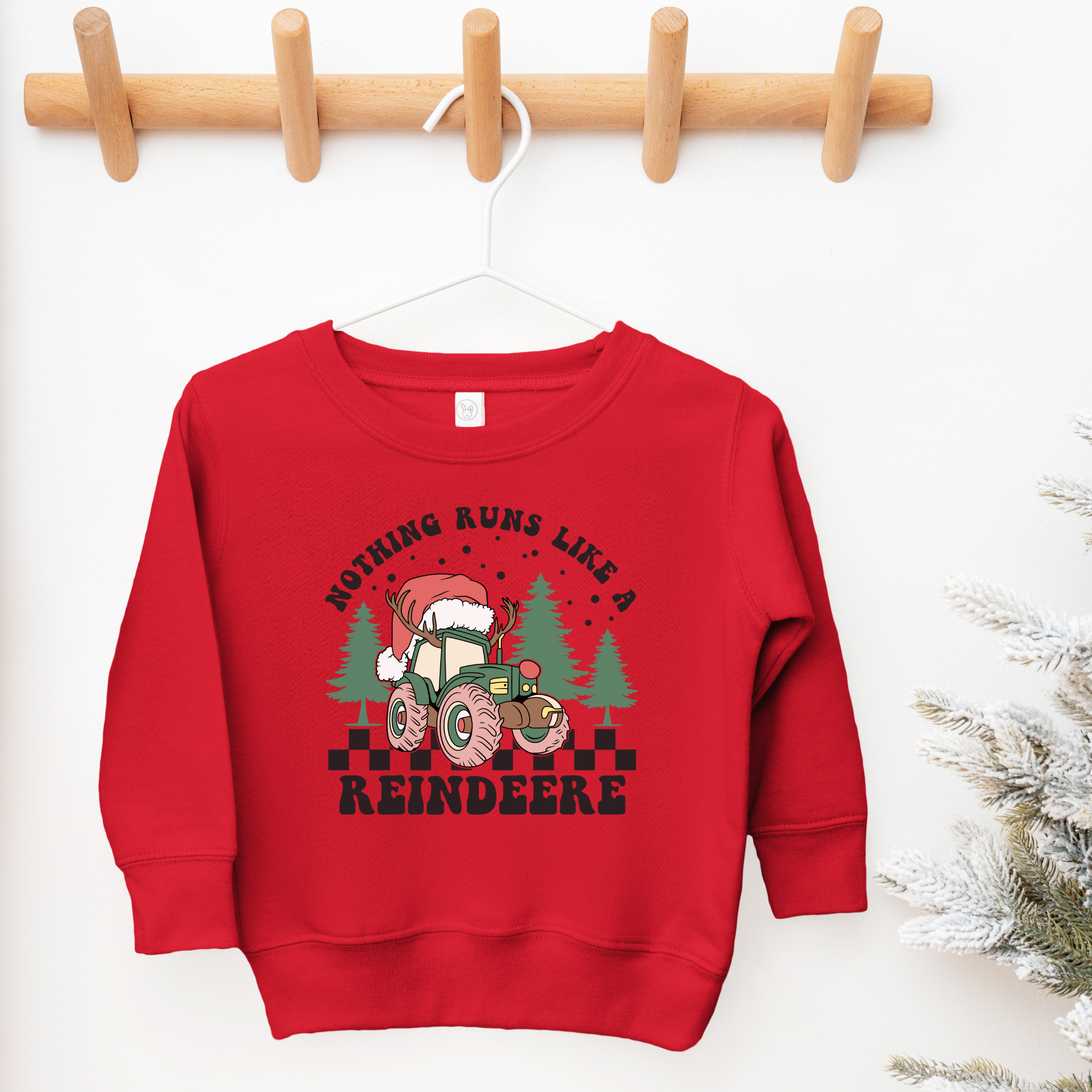 Nothing Runs Like A Reindeere Sweatshirt | Toddler Christmas Shirt