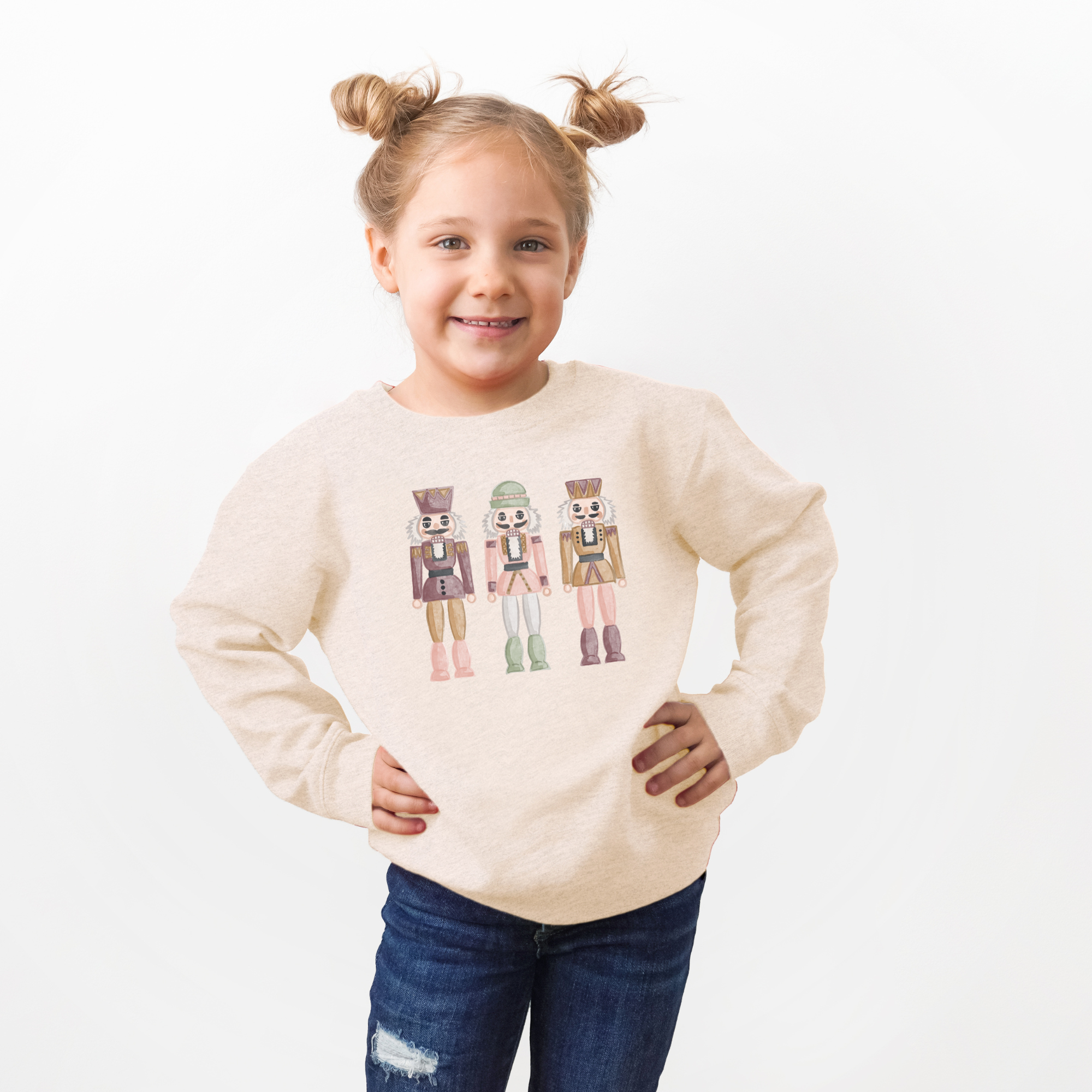 Watercolor Nutracker Sweatshirt | Kids Nutcracker Shirt