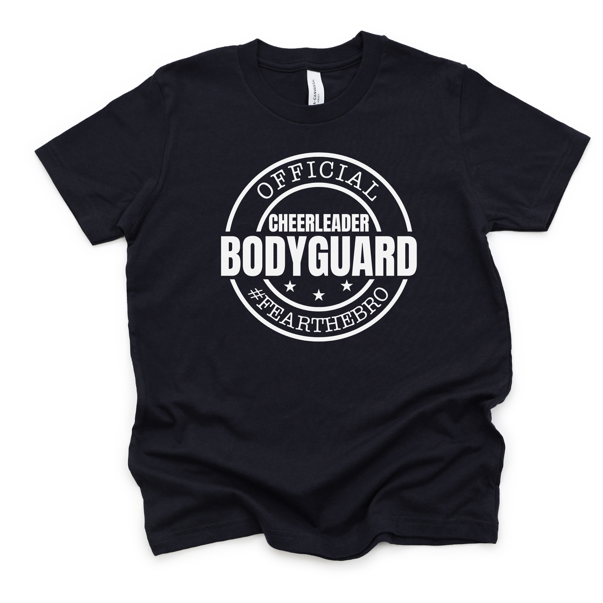 Official cheerleader bodyguard tshirt for cheer brothers