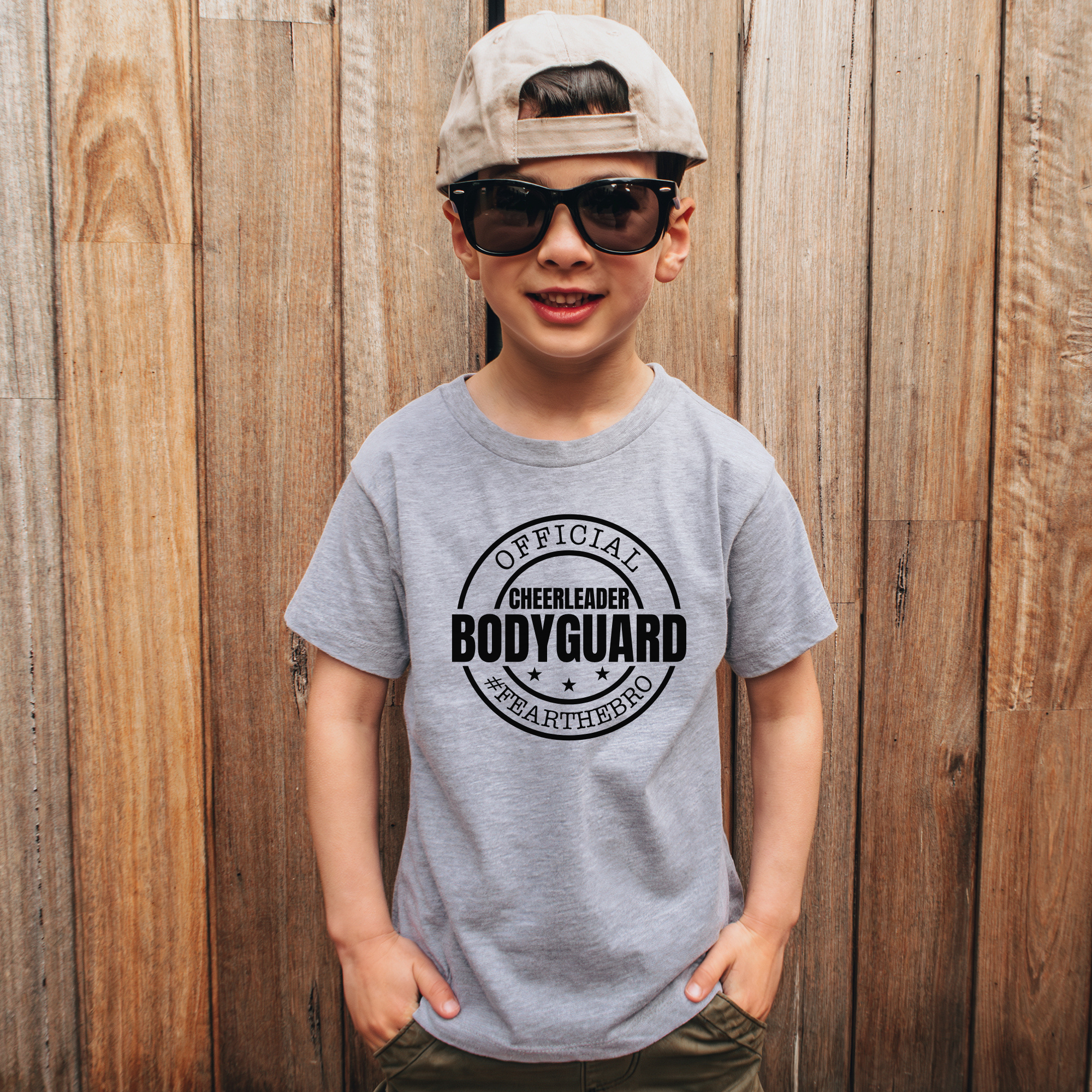 Official cheerleader bodyguard tshirt for cheer brothers