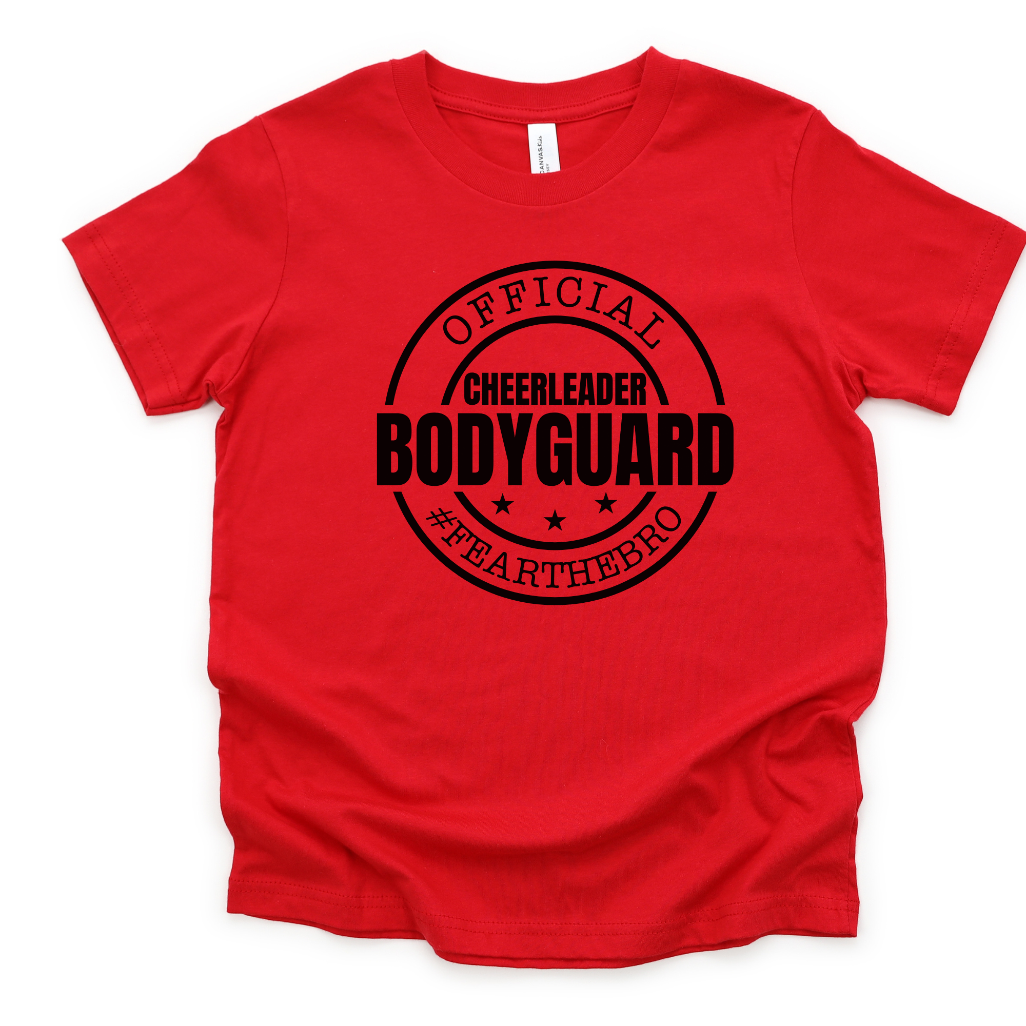 Official cheerleader bodyguard tshirt for cheer brothers
