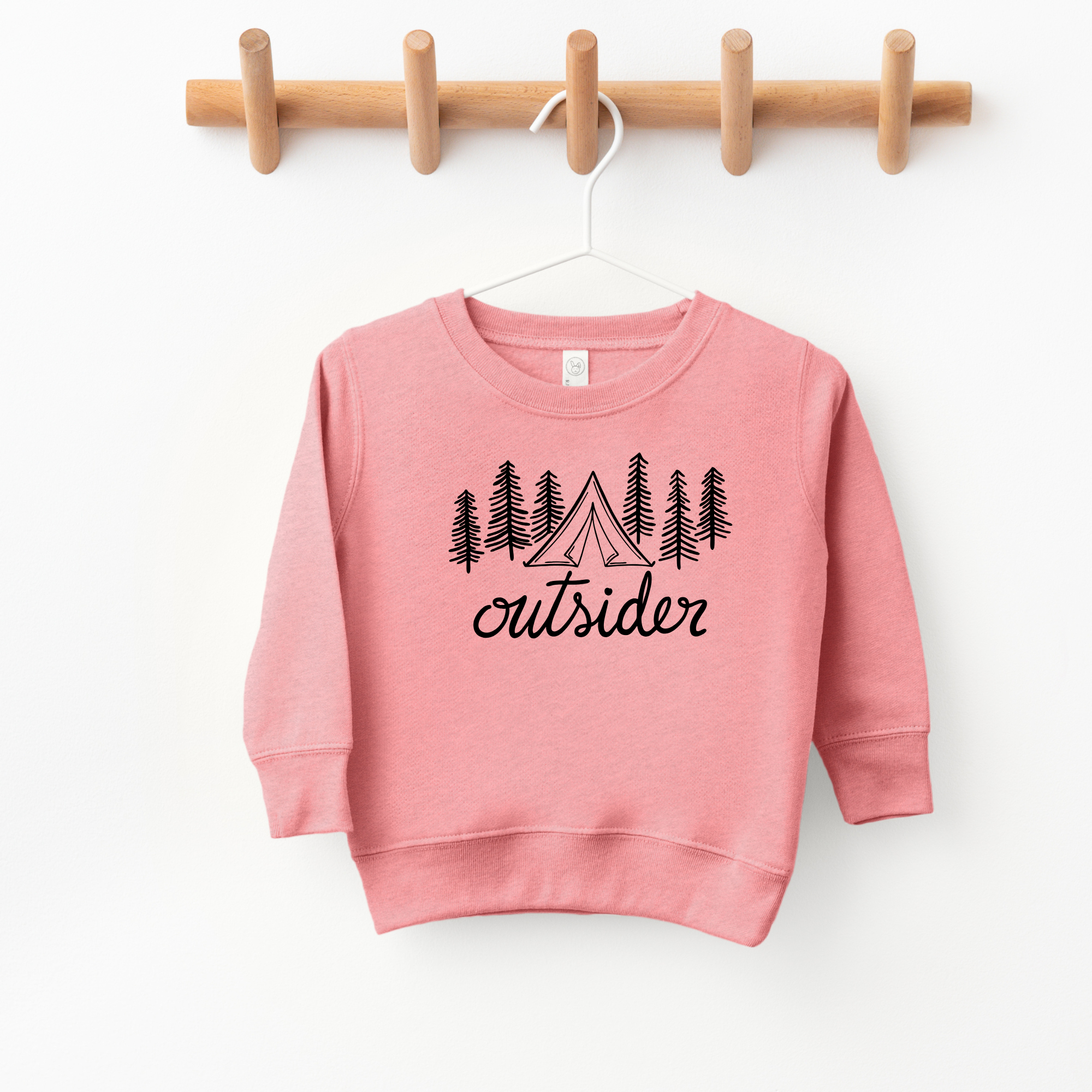 Outsider camping -- kids sweatshirt