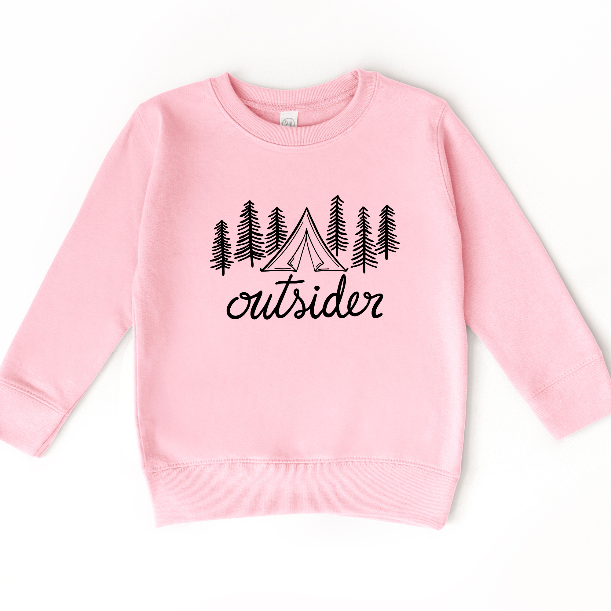 Outsider camping -- kids sweatshirt
