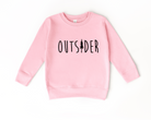 kids sweatshirt that says outsider