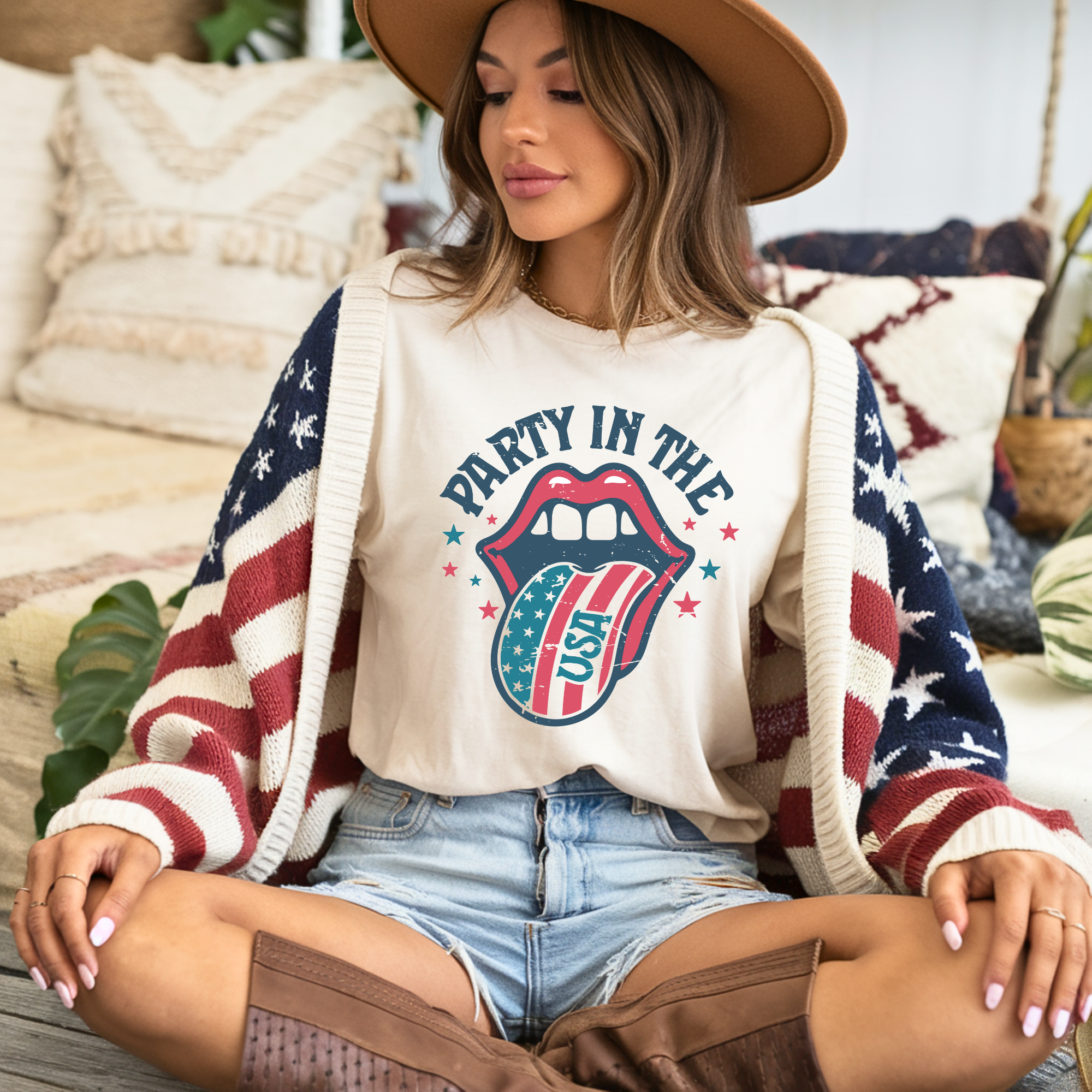 Party In The USA T-Shirt | Patriotic Shirt
