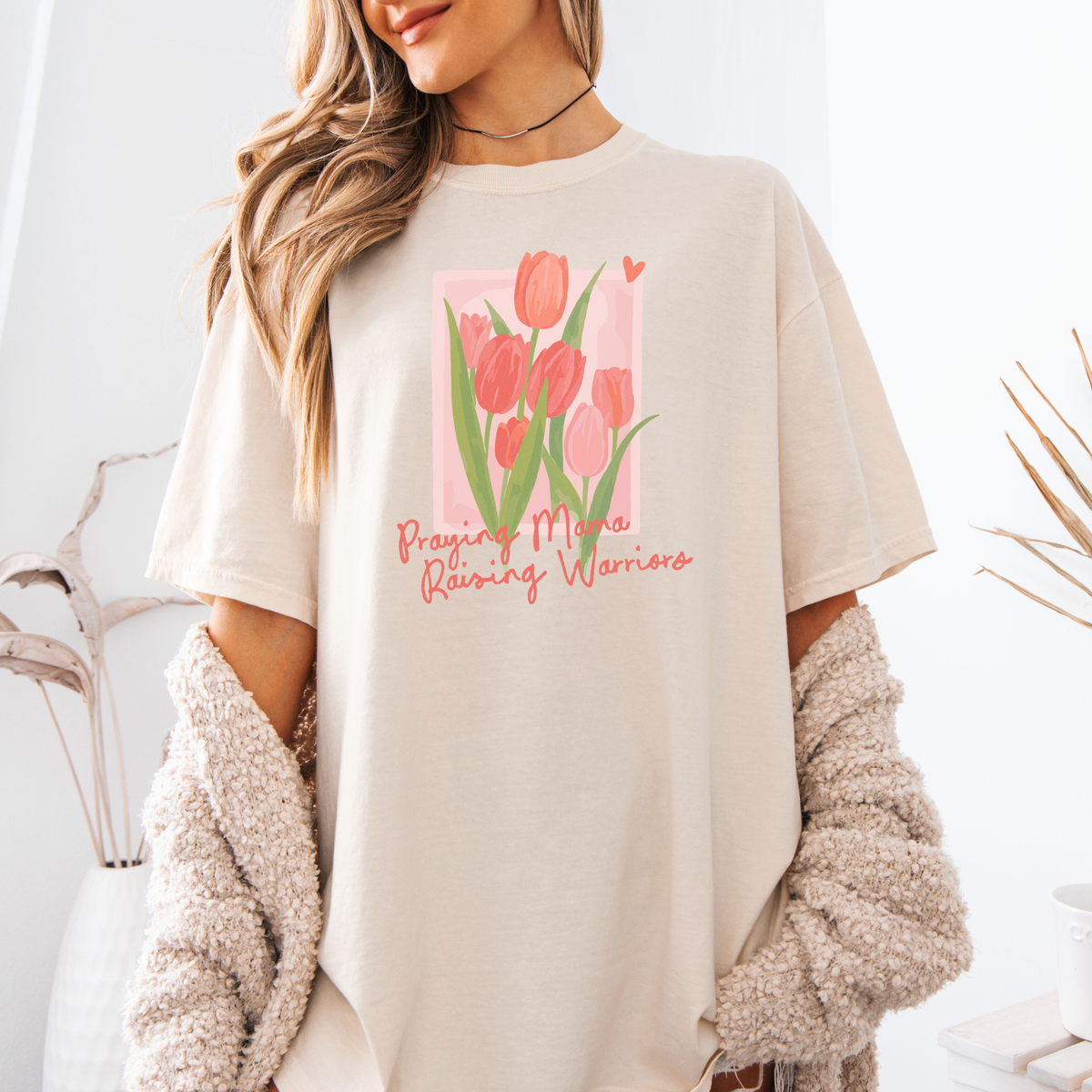 Praying Mama Raising Warriors Tee
