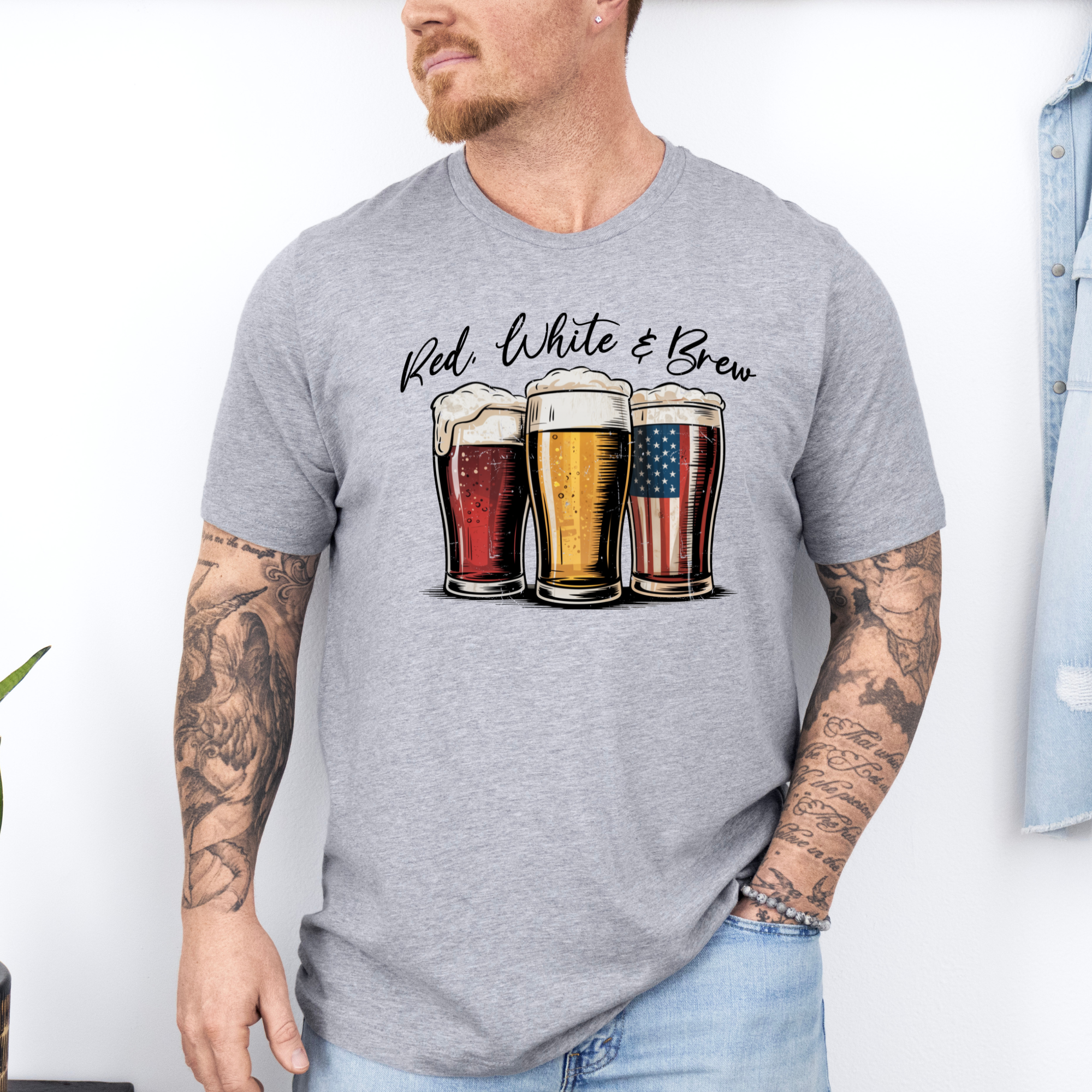 Red White And Brew Shirt| Patriotic Shirt