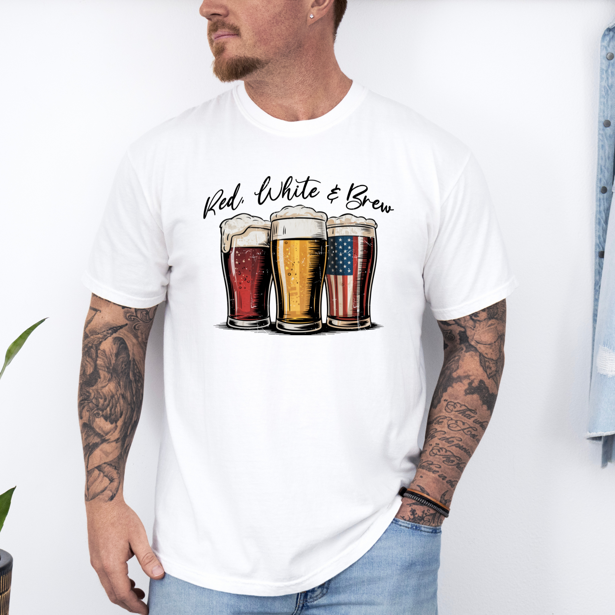 Red White And Brew Shirt| Patriotic Shirt