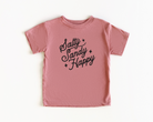 salty sandy happy kids beach shirt