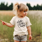 salty sandy happy kids beach shirt