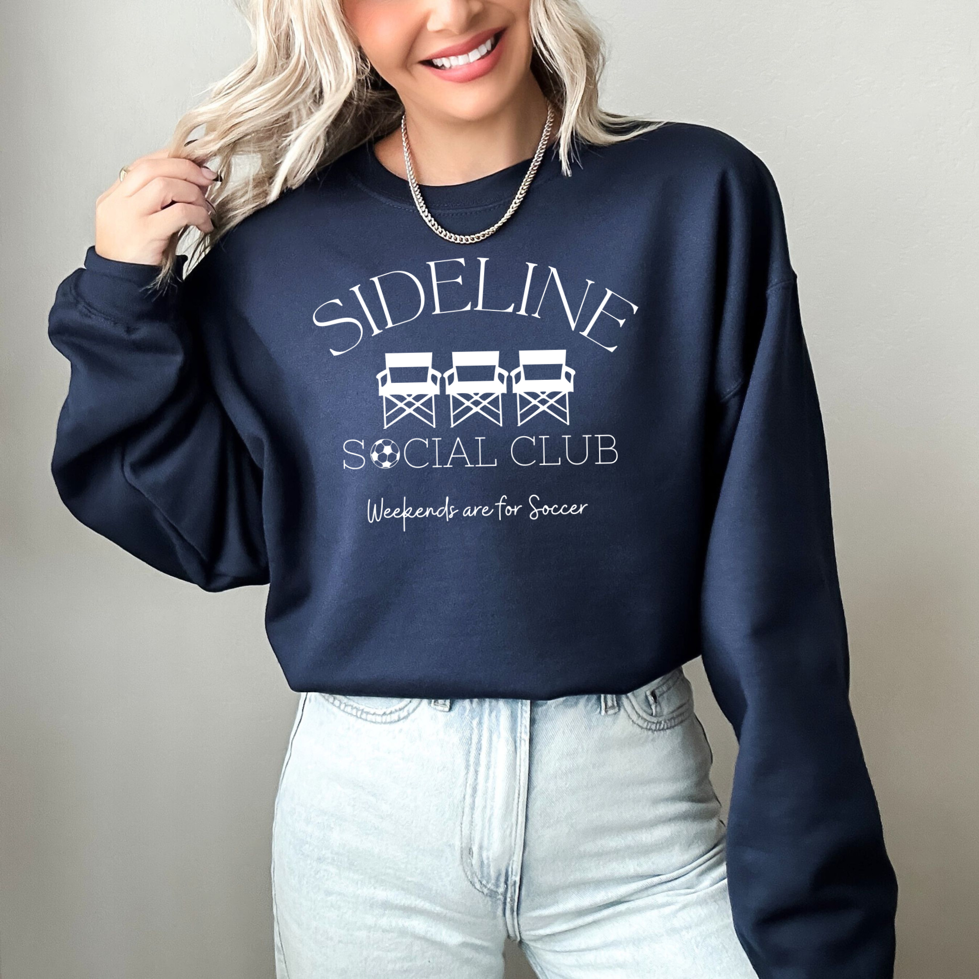Sideline social club soccer sweatshirt