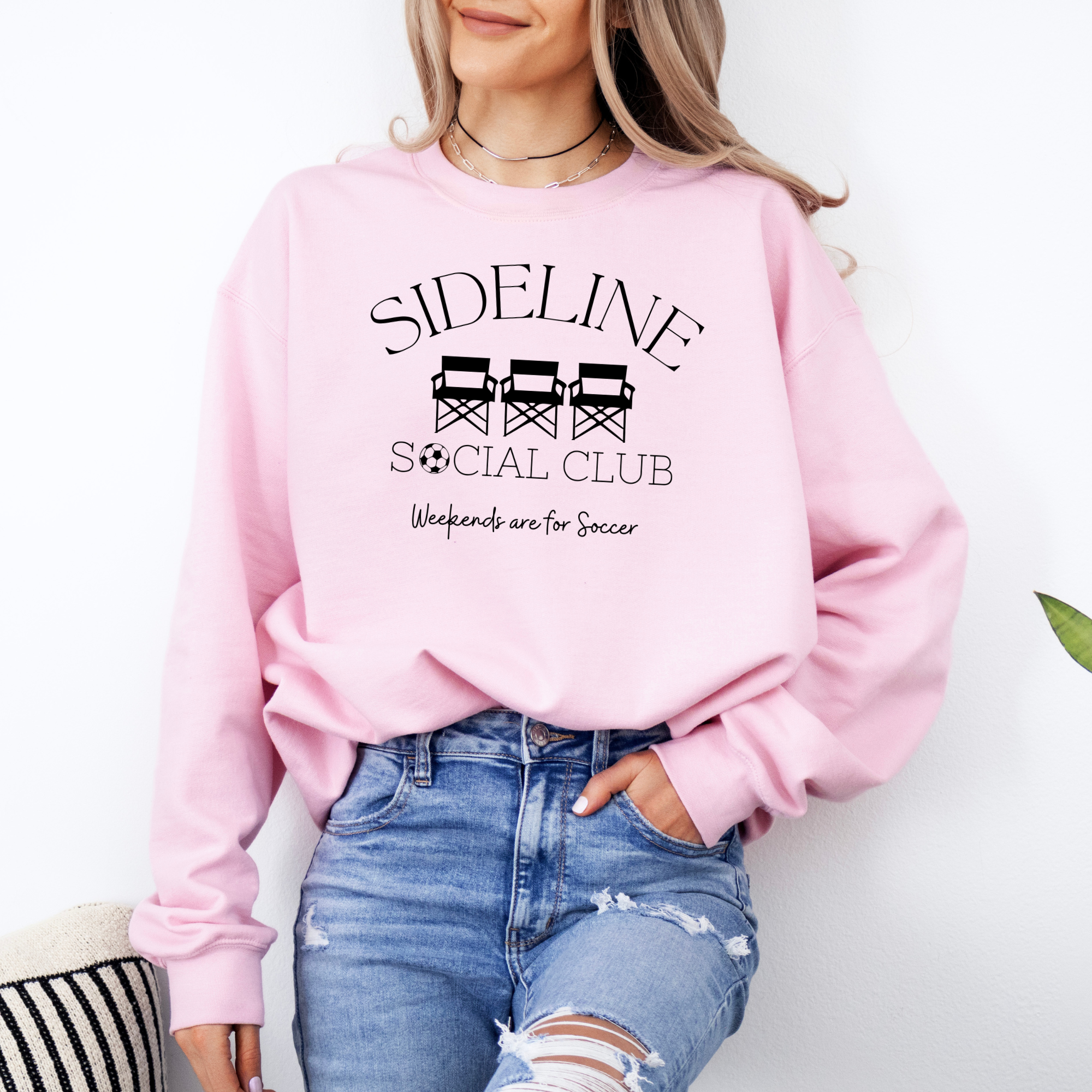 Sideline social club soccer sweatshirt