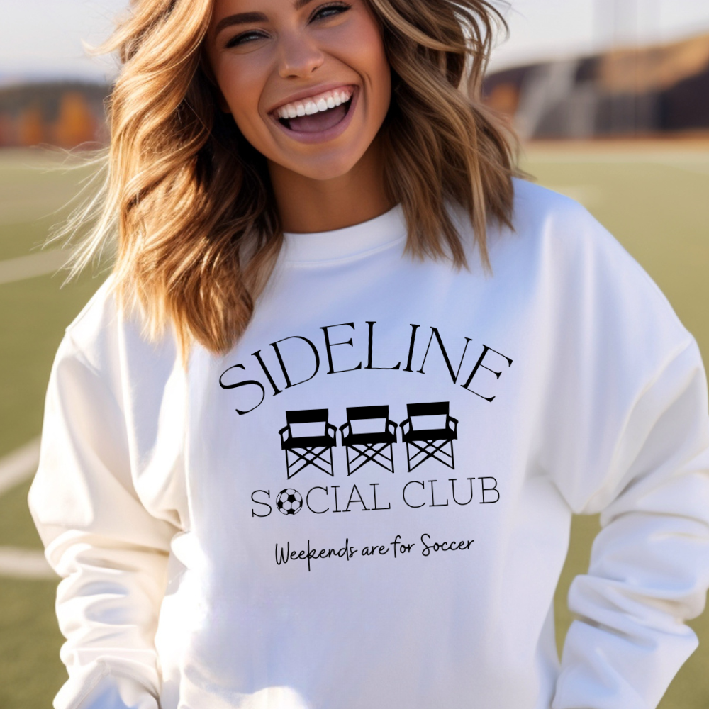 Sideline social club soccer sweatshirt