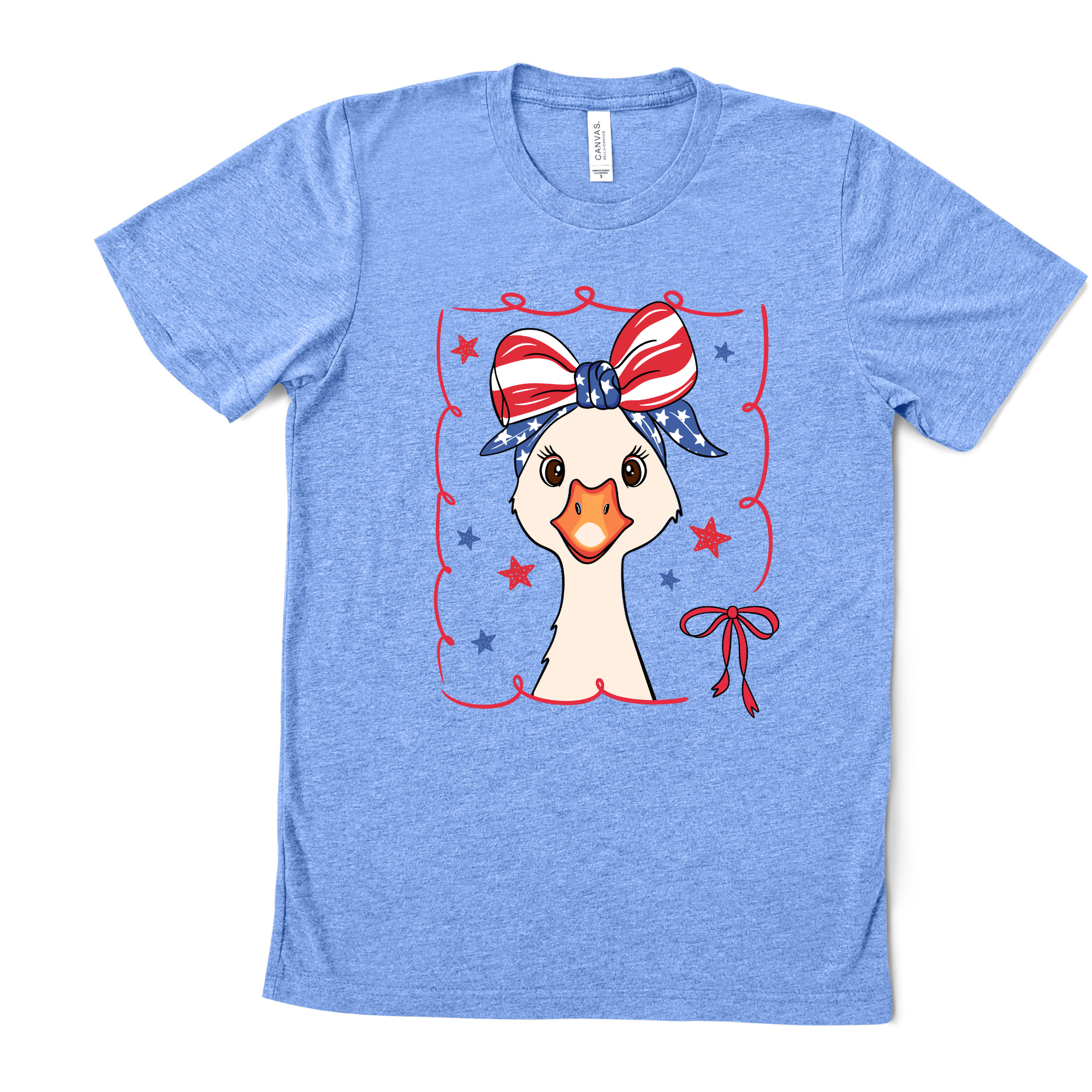 Silly Goose 4th of July Shirt | Girls Patriotic Shirt