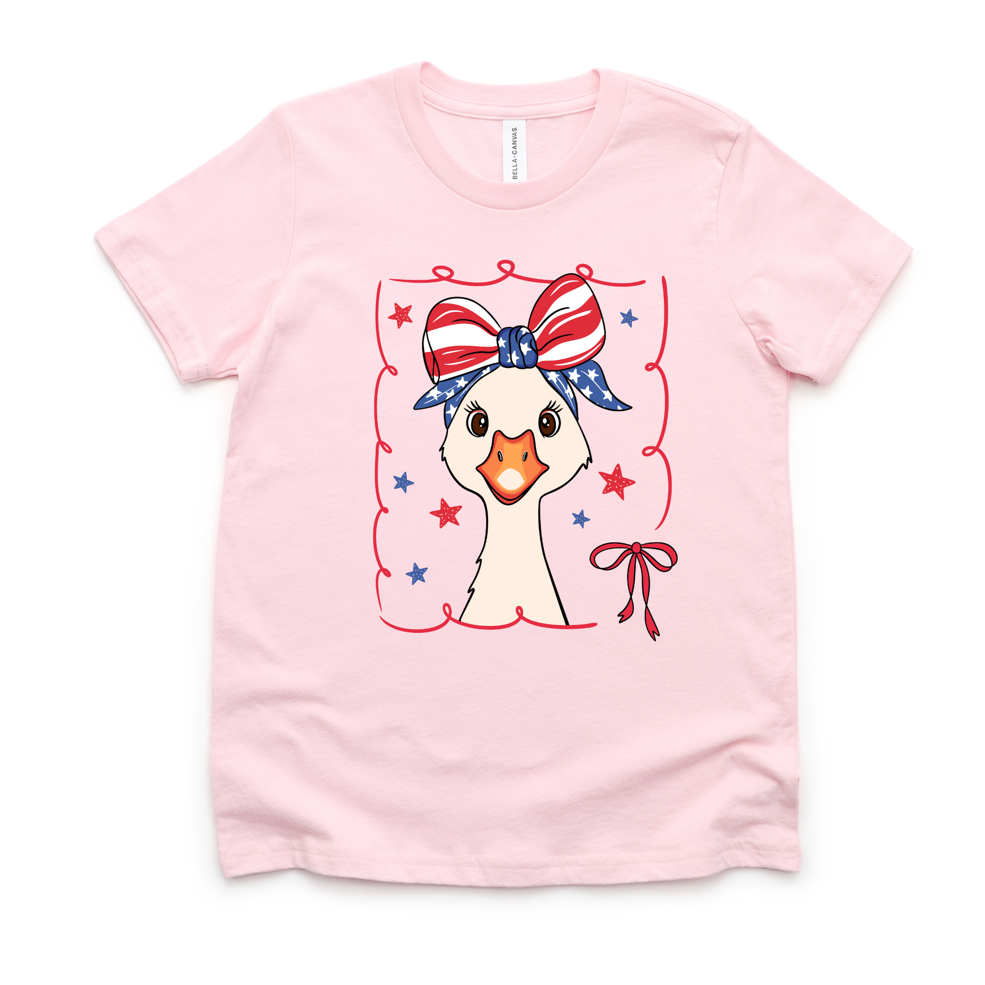 Silly Goose 4th of July Shirt | Girls Patriotic Shirt