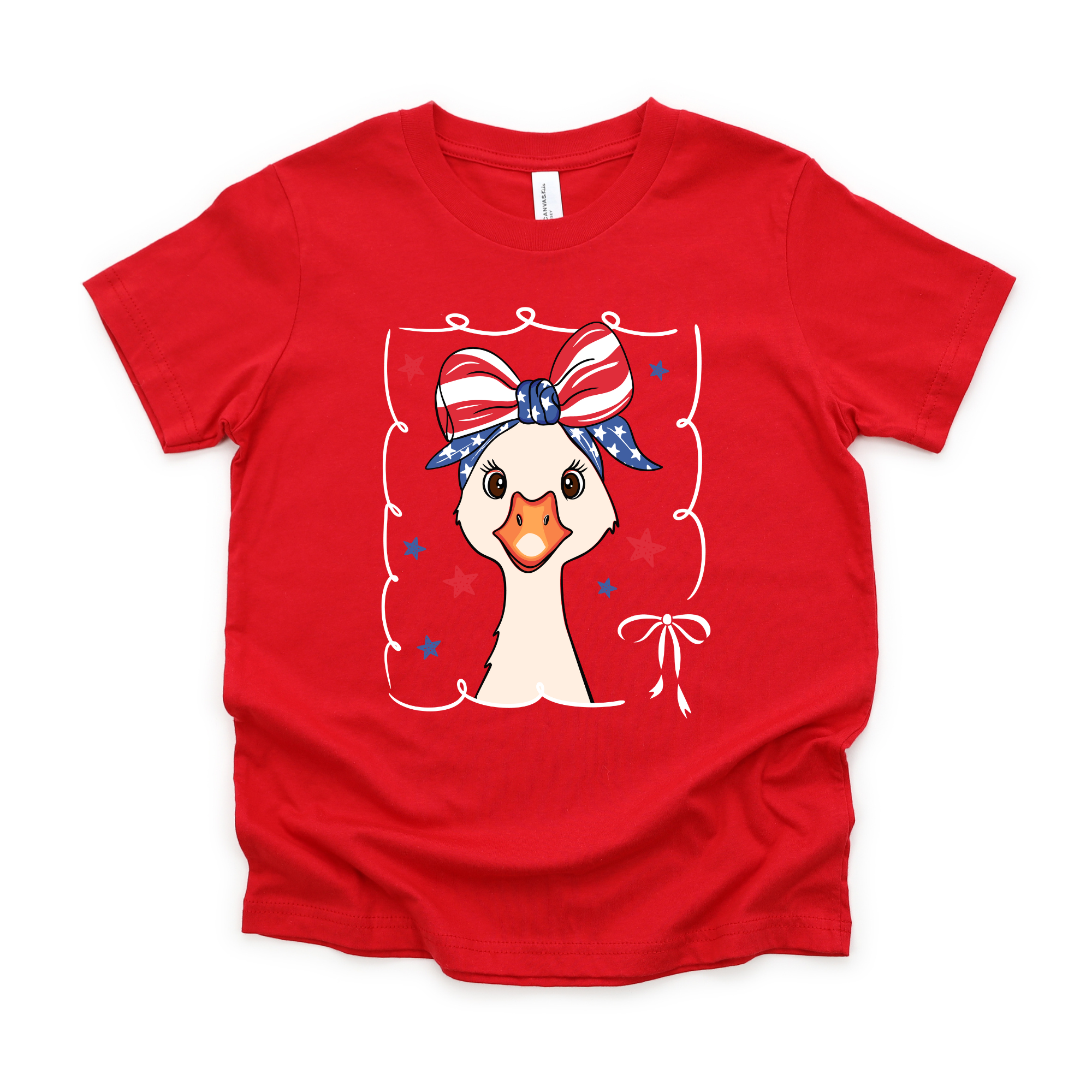 Silly Goose 4th of July Shirt | Girls Patriotic Shirt