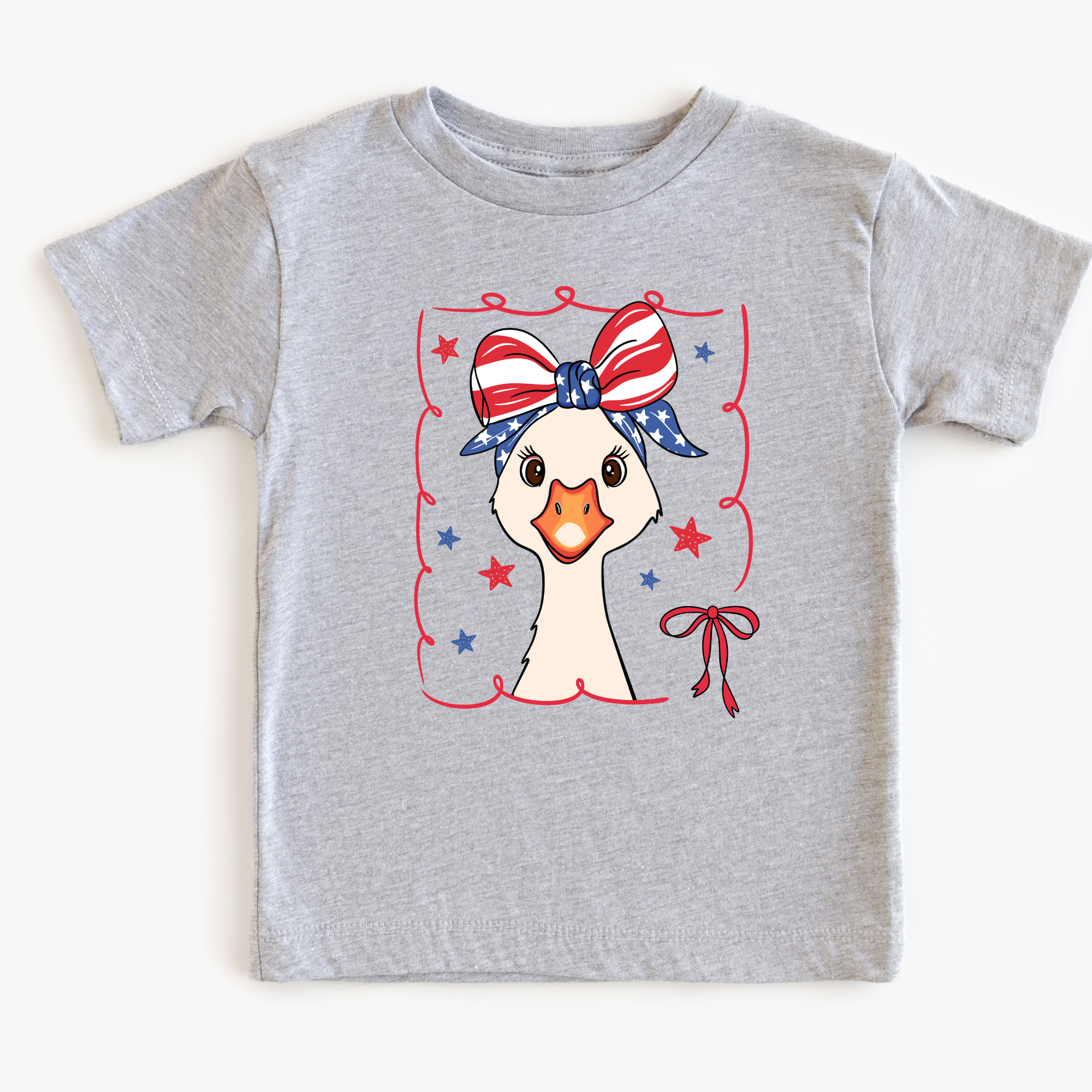 Silly Goose 4th of July Shirt | Girls Patriotic Shirt