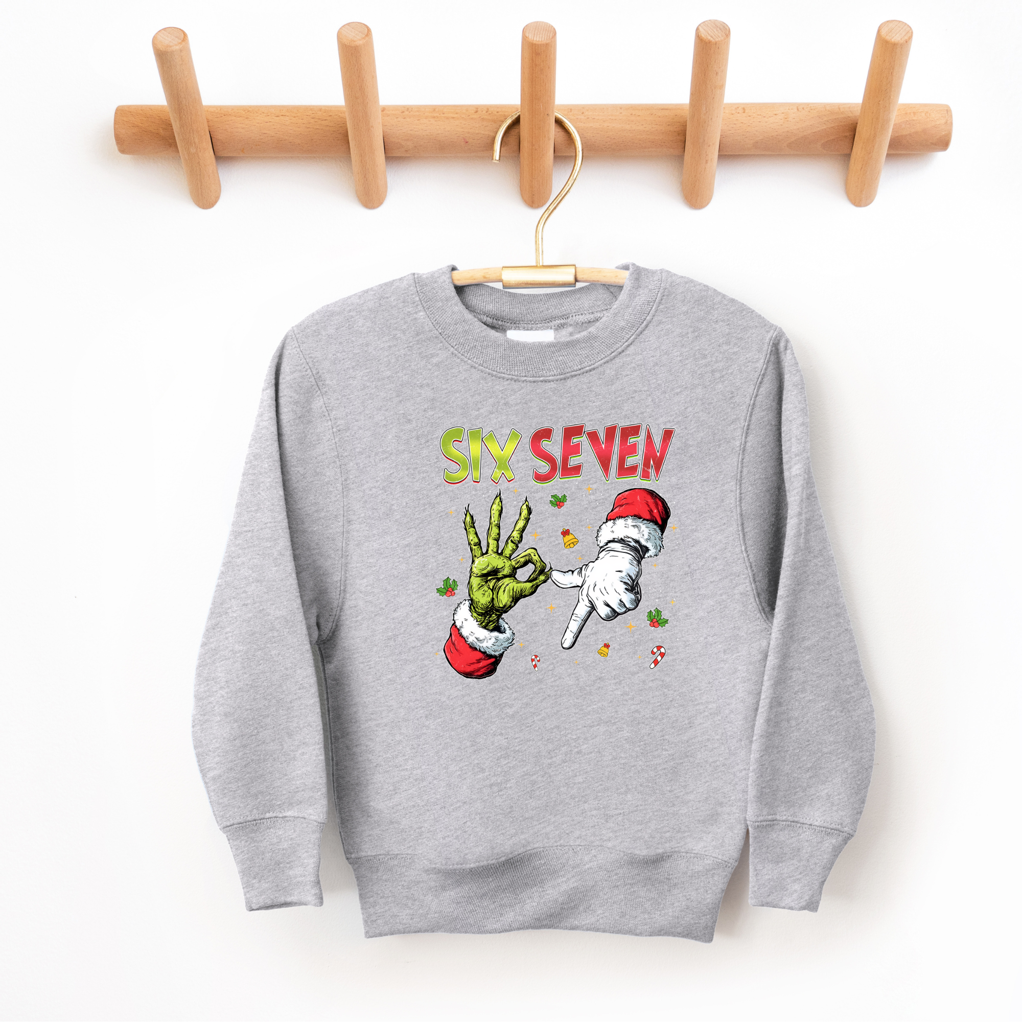 Six Seven Christmas Sweatshirt | Funny Christas Shirt