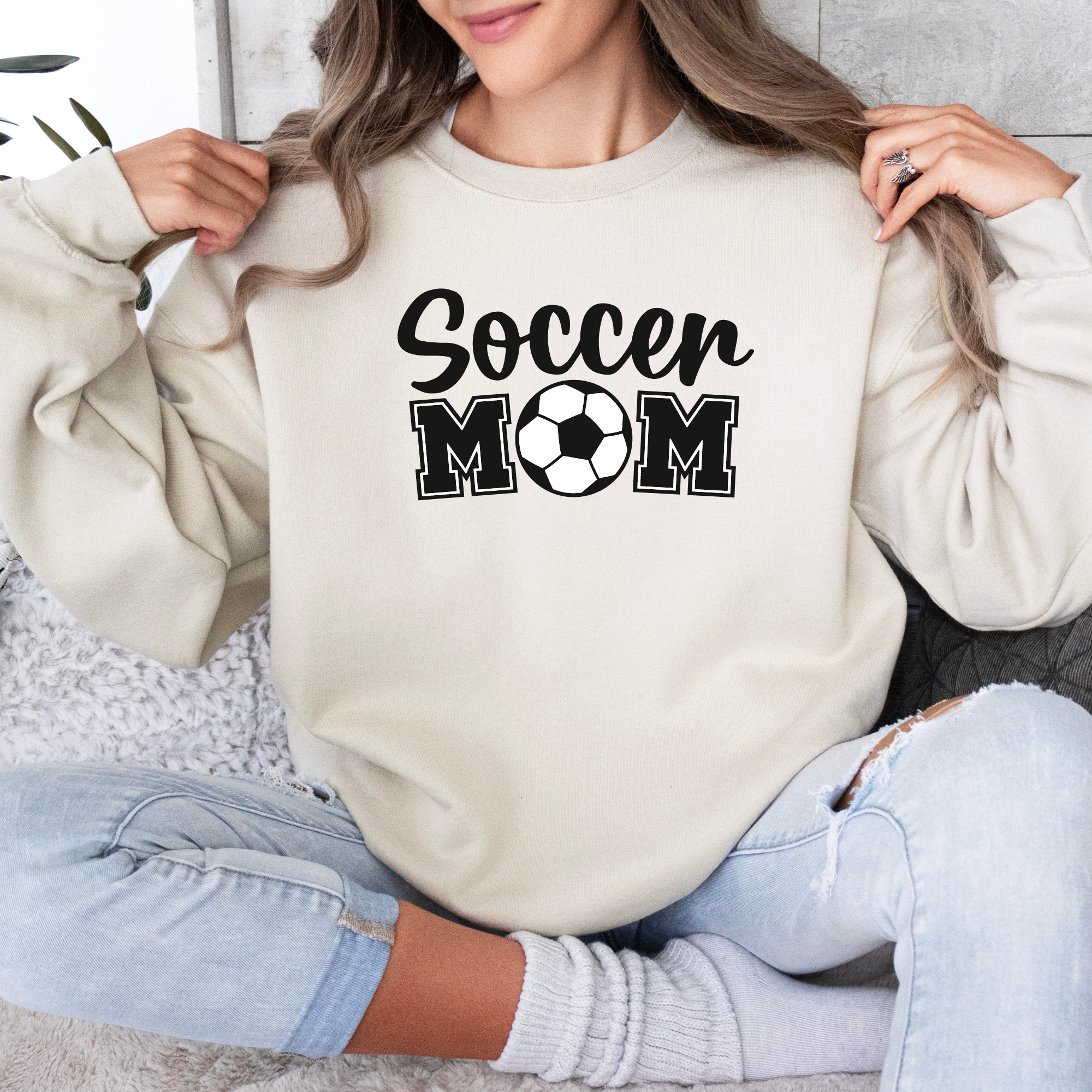 soccer mom sweatshirt for women