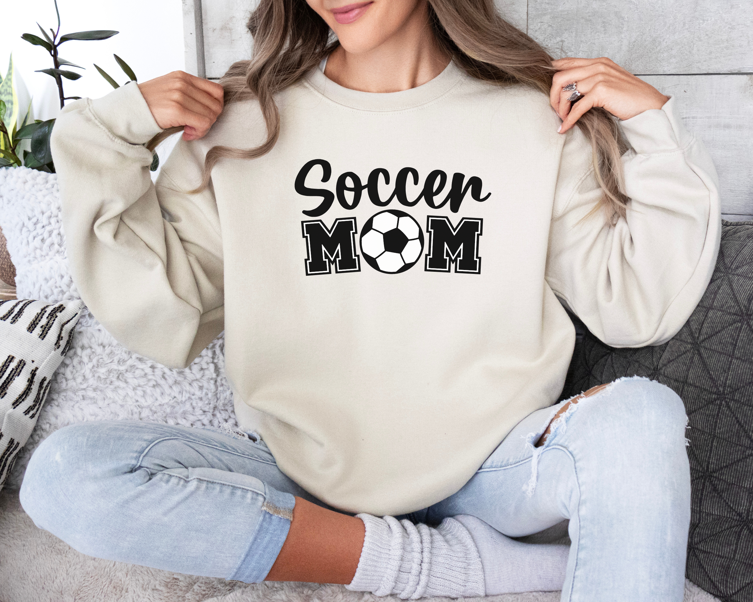 soccer mom sweatshirt for women