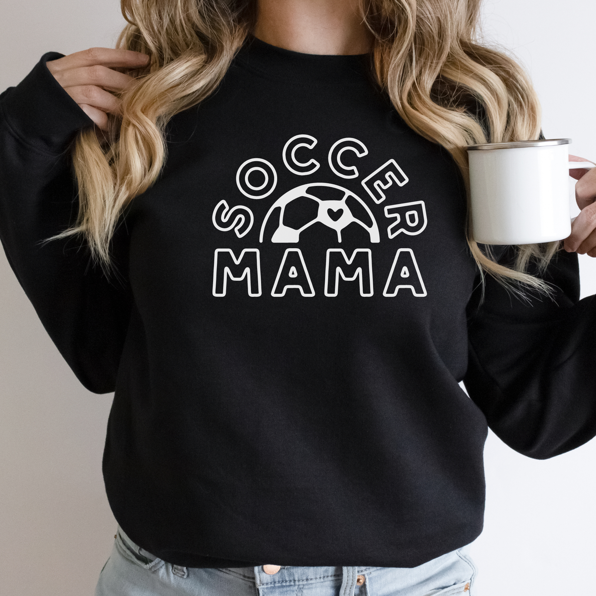 Soccer mama --adult sweatshirt