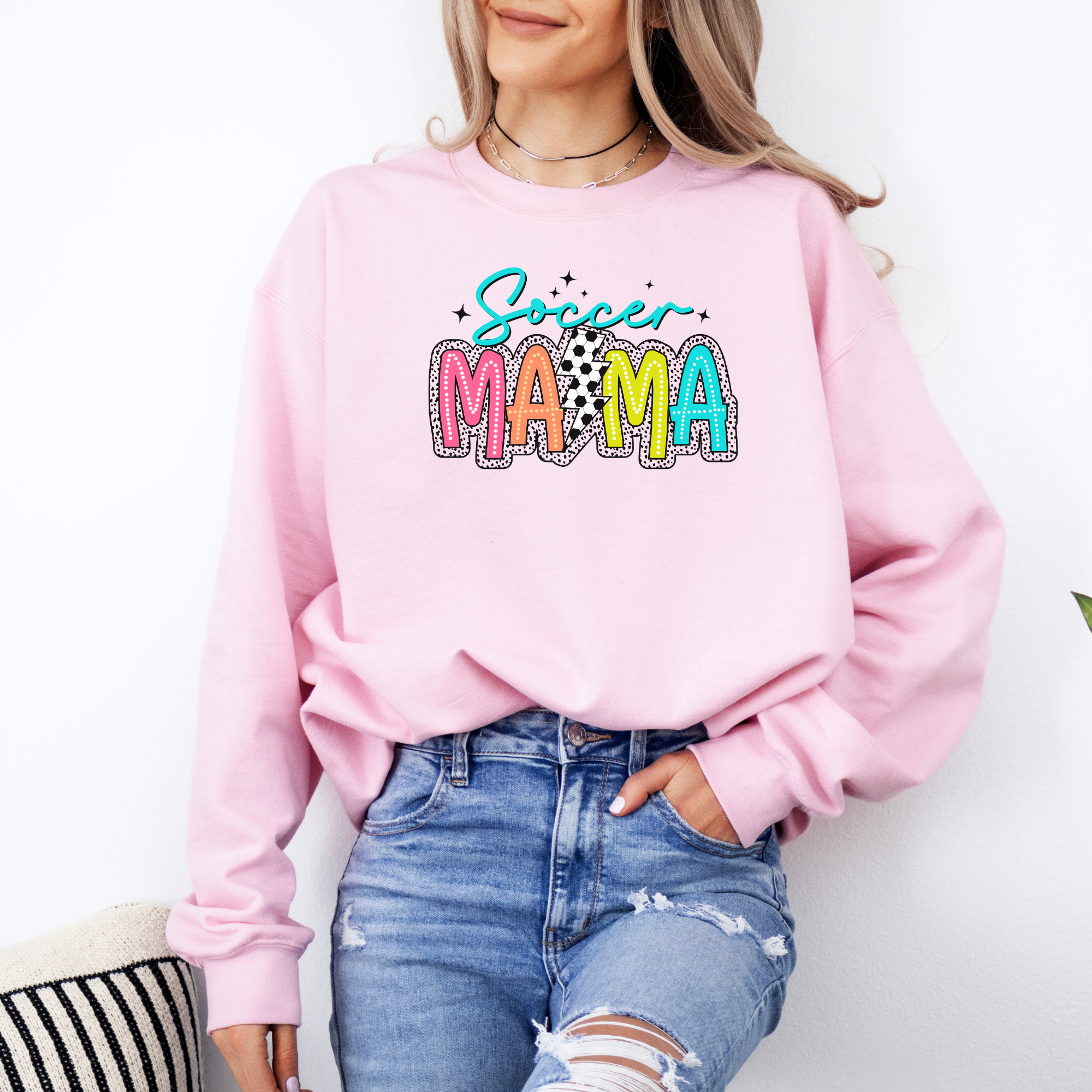 soccer mama sweatshirt. Soccer mom shirts for women.
