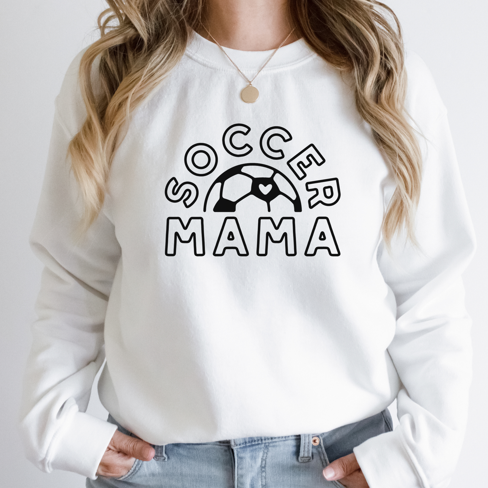 Soccer mama --adult sweatshirt