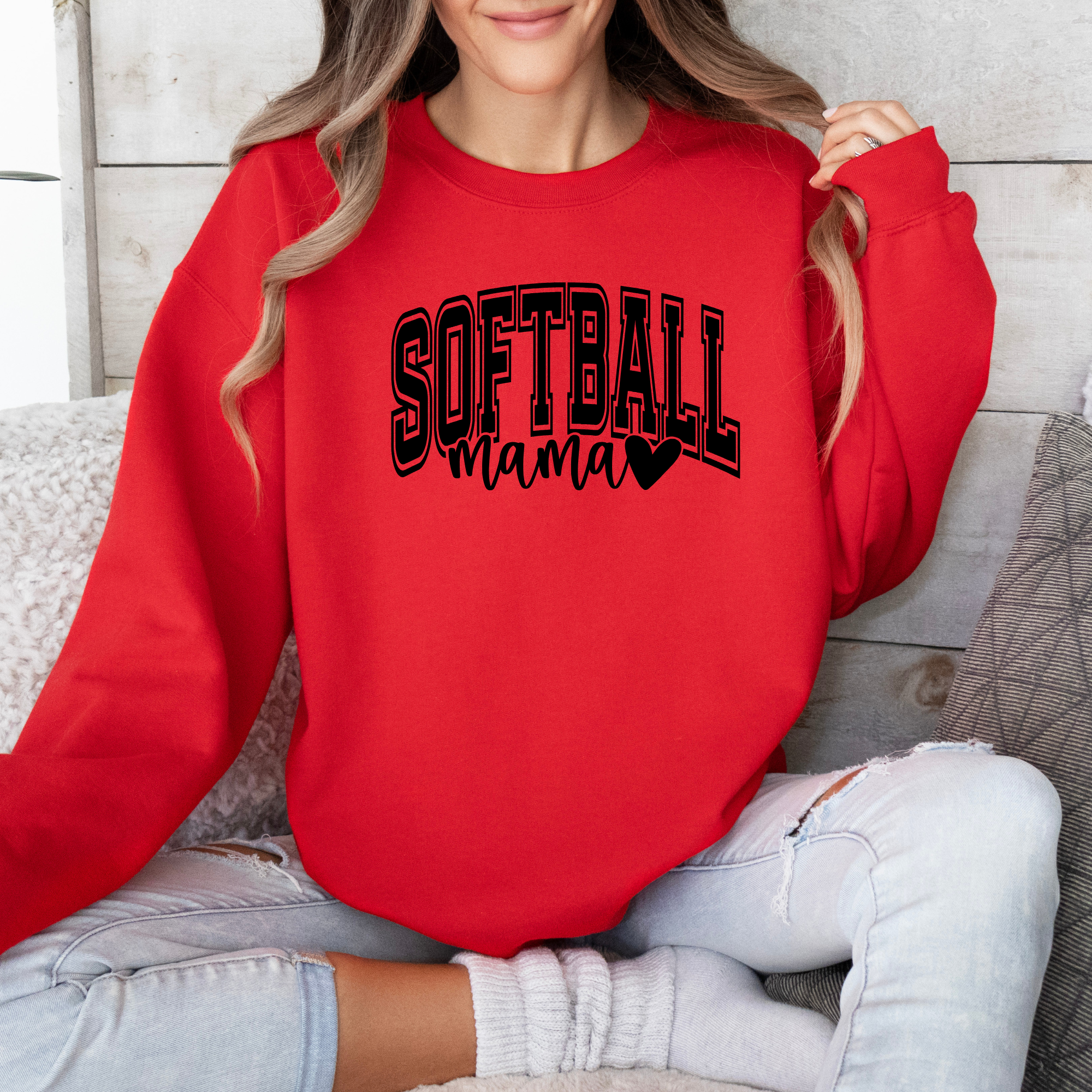 Softball mama sweatshirt