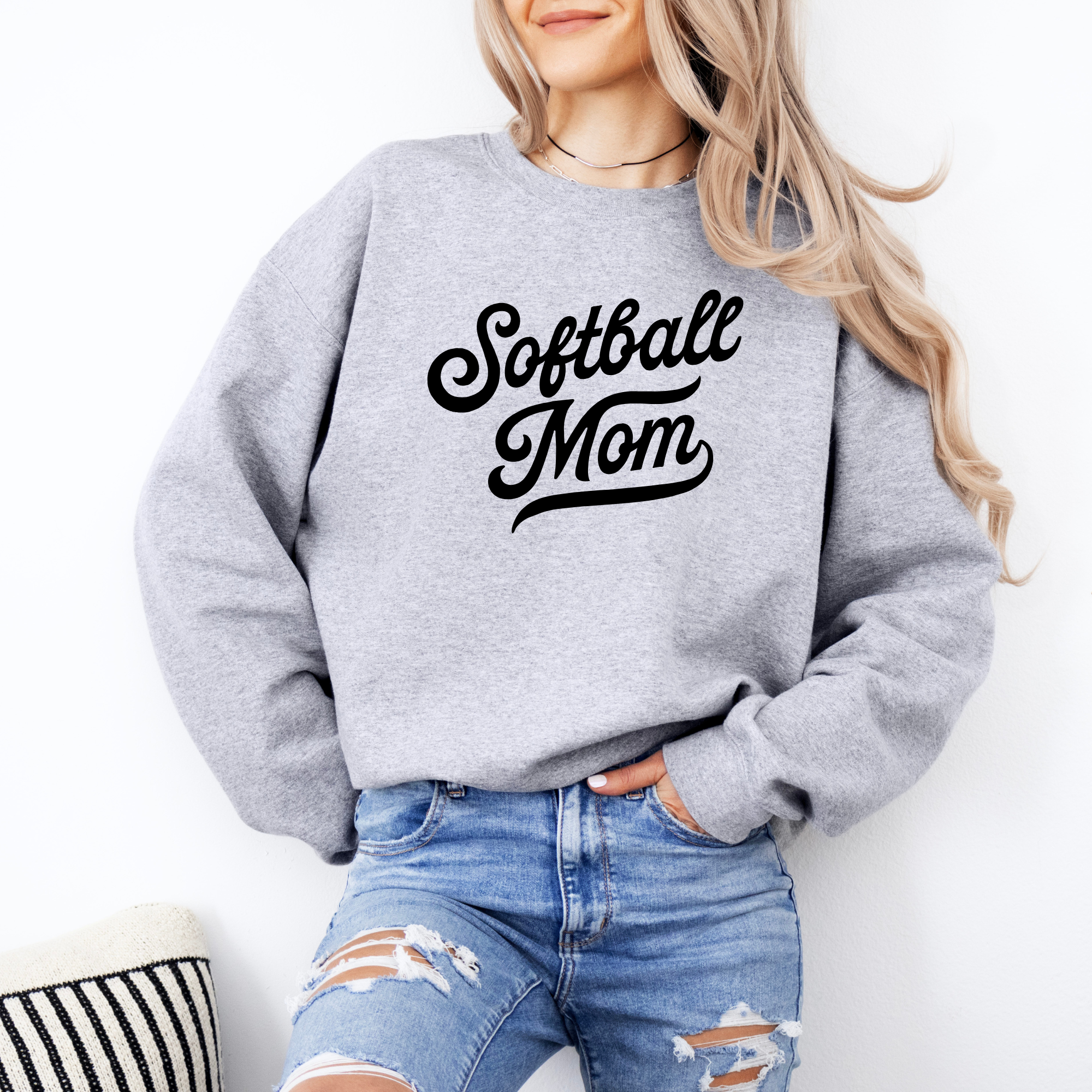 Softball Mom Sweatshirt | Vintage Inspired