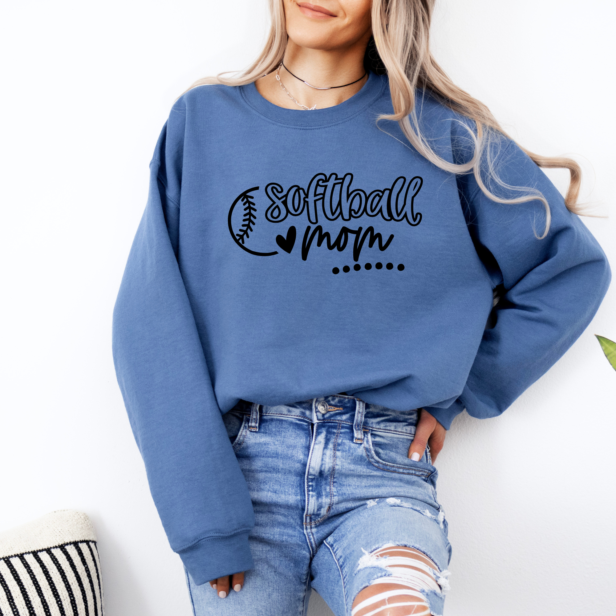 Softball Mom Sweatshirt | Sports Mom Sweatshirt
