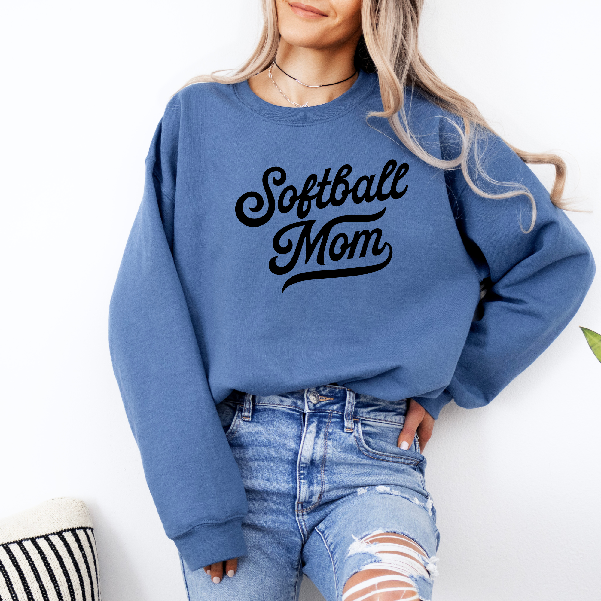 Softball Mom Sweatshirt | Vintage Inspired