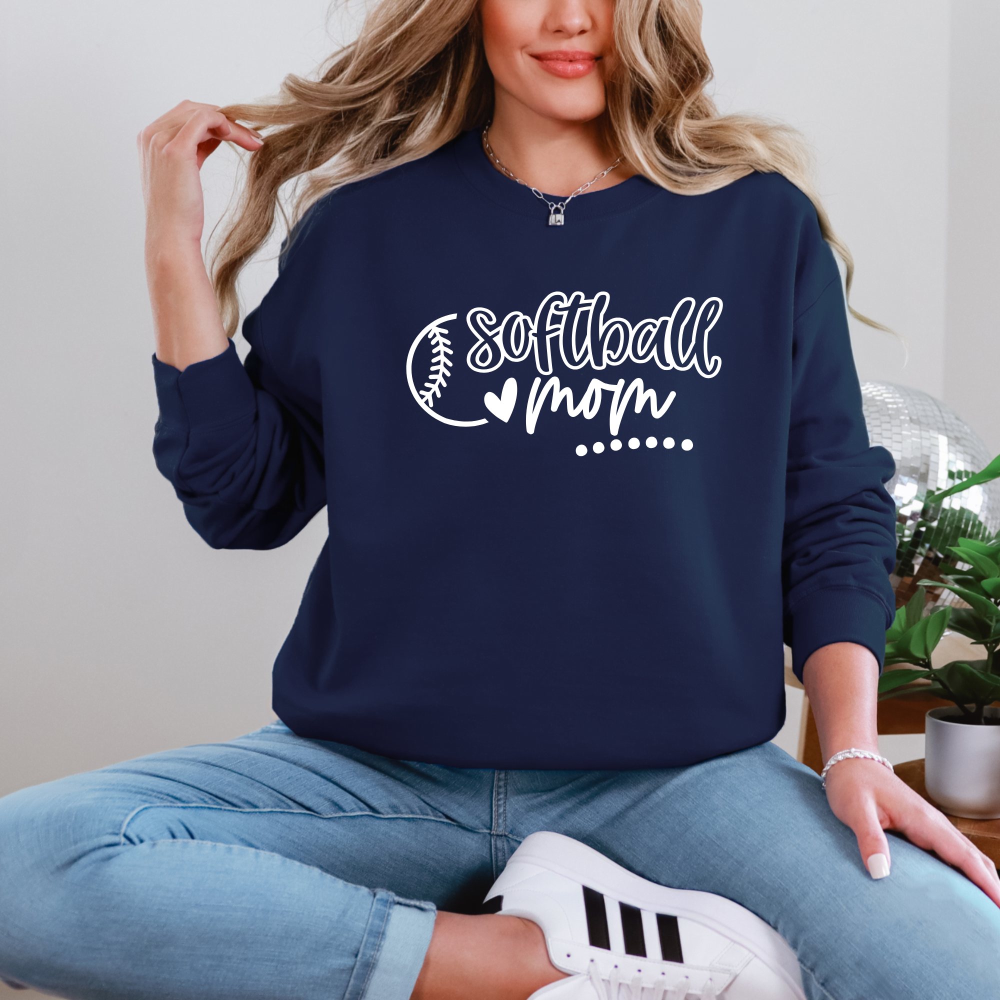 Softball Mom Sweatshirt | Sports Mom Sweatshirt