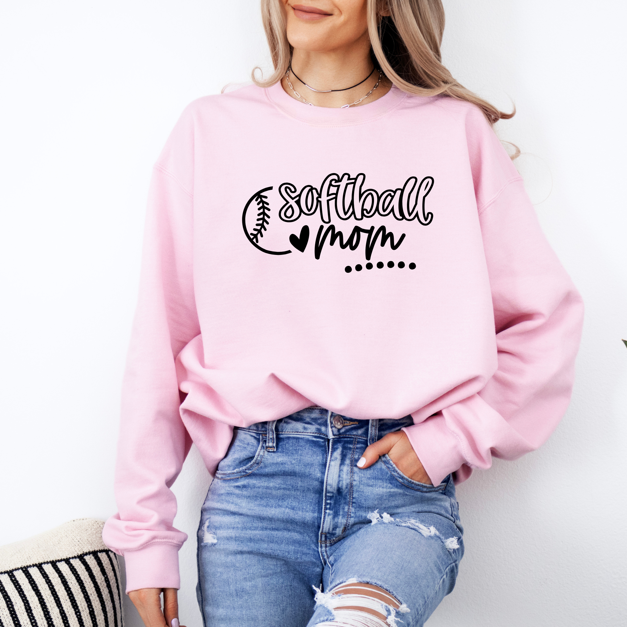 Softball Mom Sweatshirt | Sports Mom Sweatshirt