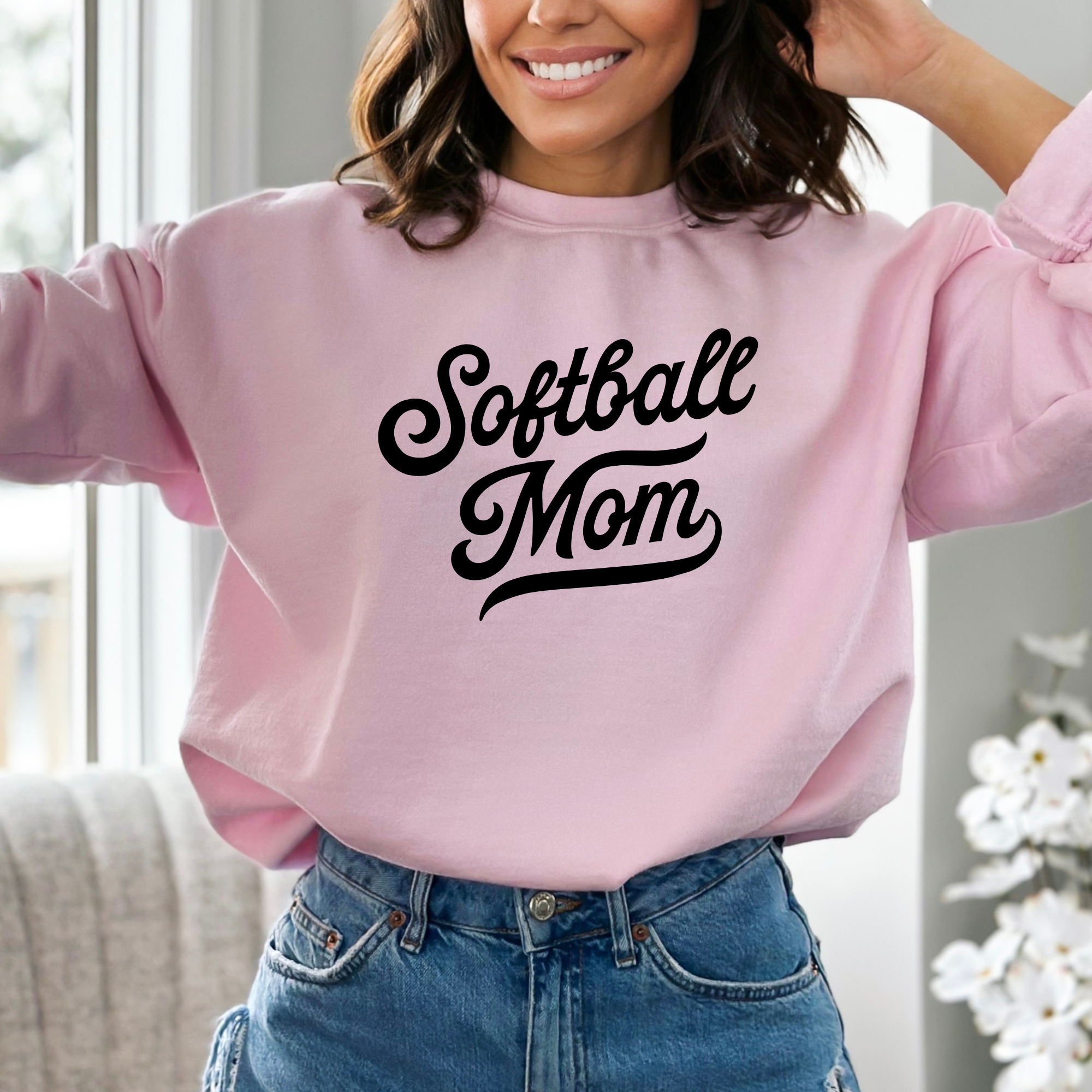 Softball Mom Sweatshirt | Vintage Inspired