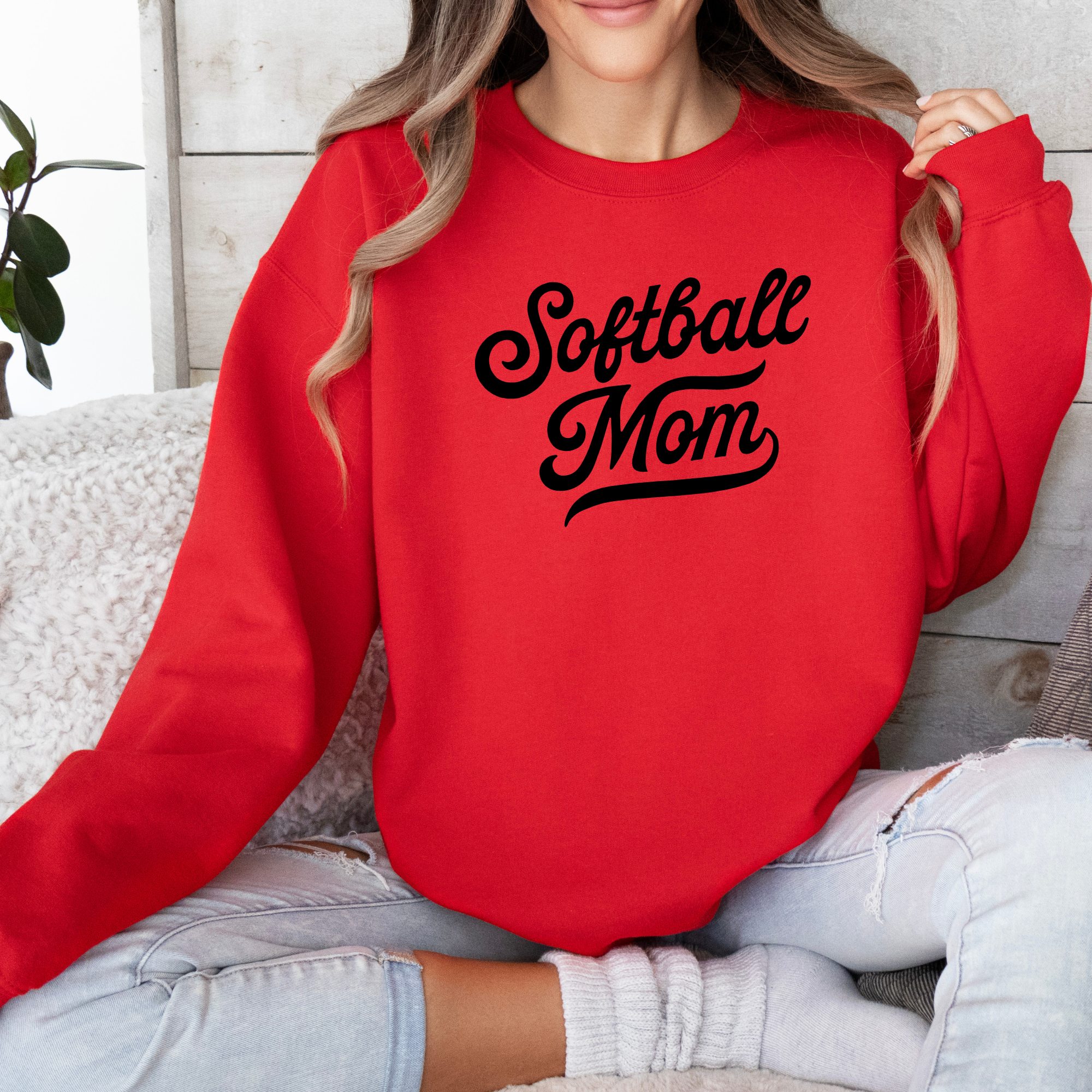 Softball Mom Sweatshirt | Vintage Inspired