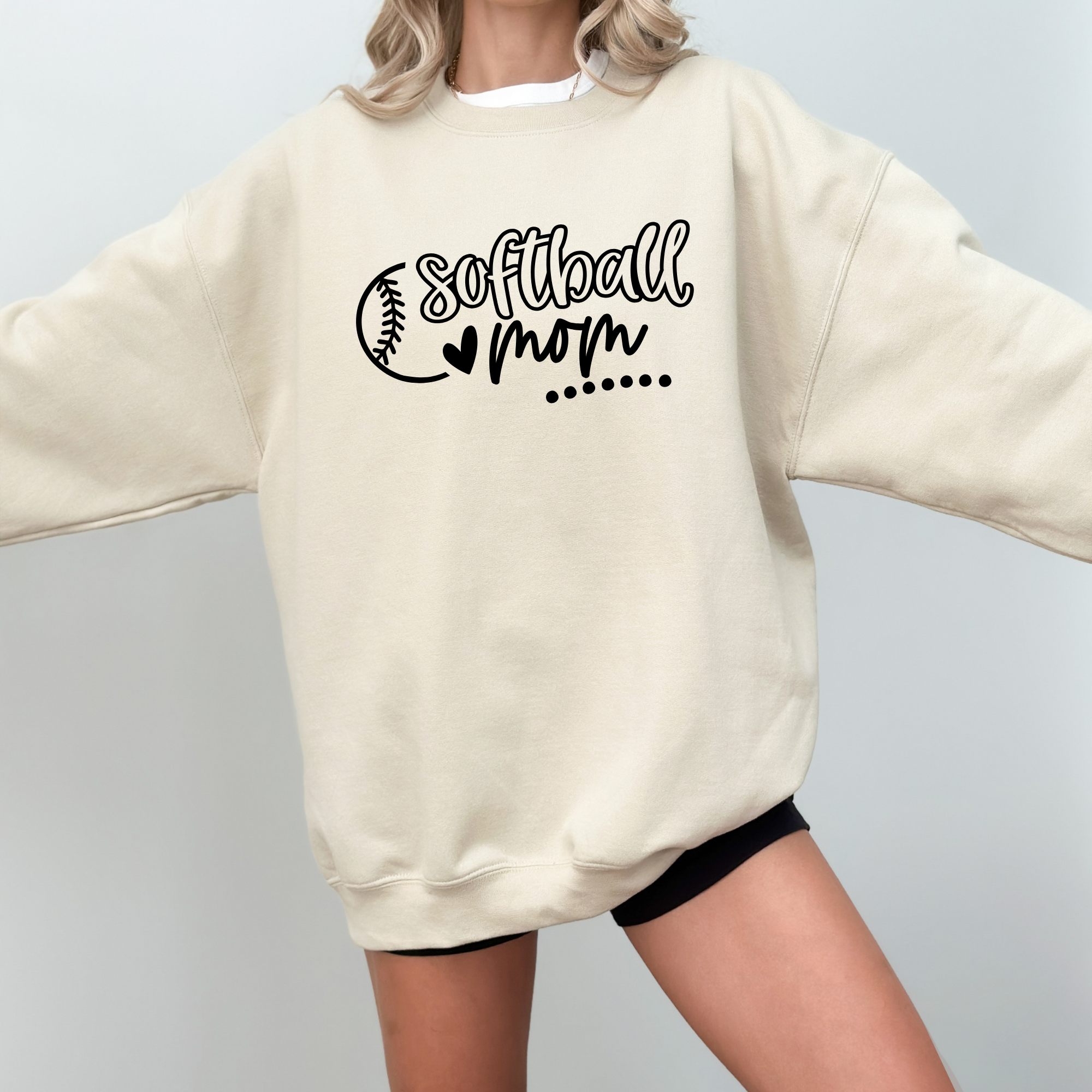 Softball Mom Sweatshirt | Sports Mom Sweatshirt