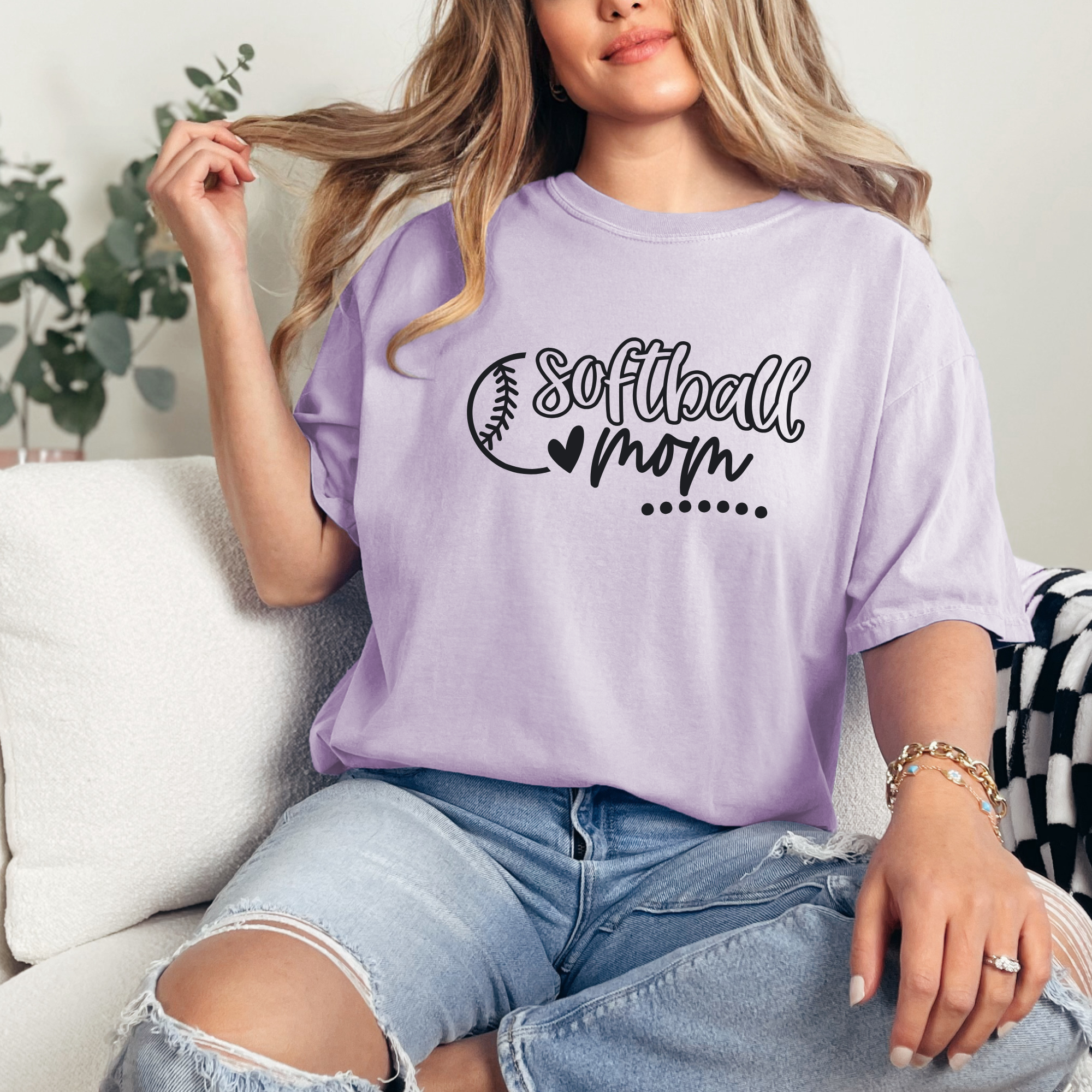 Softball Mom T-Shirt | Softball Shirt For Women