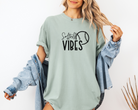 Softball vibes tshirt for softball moms