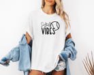 Softball vibes tshirt for softball moms