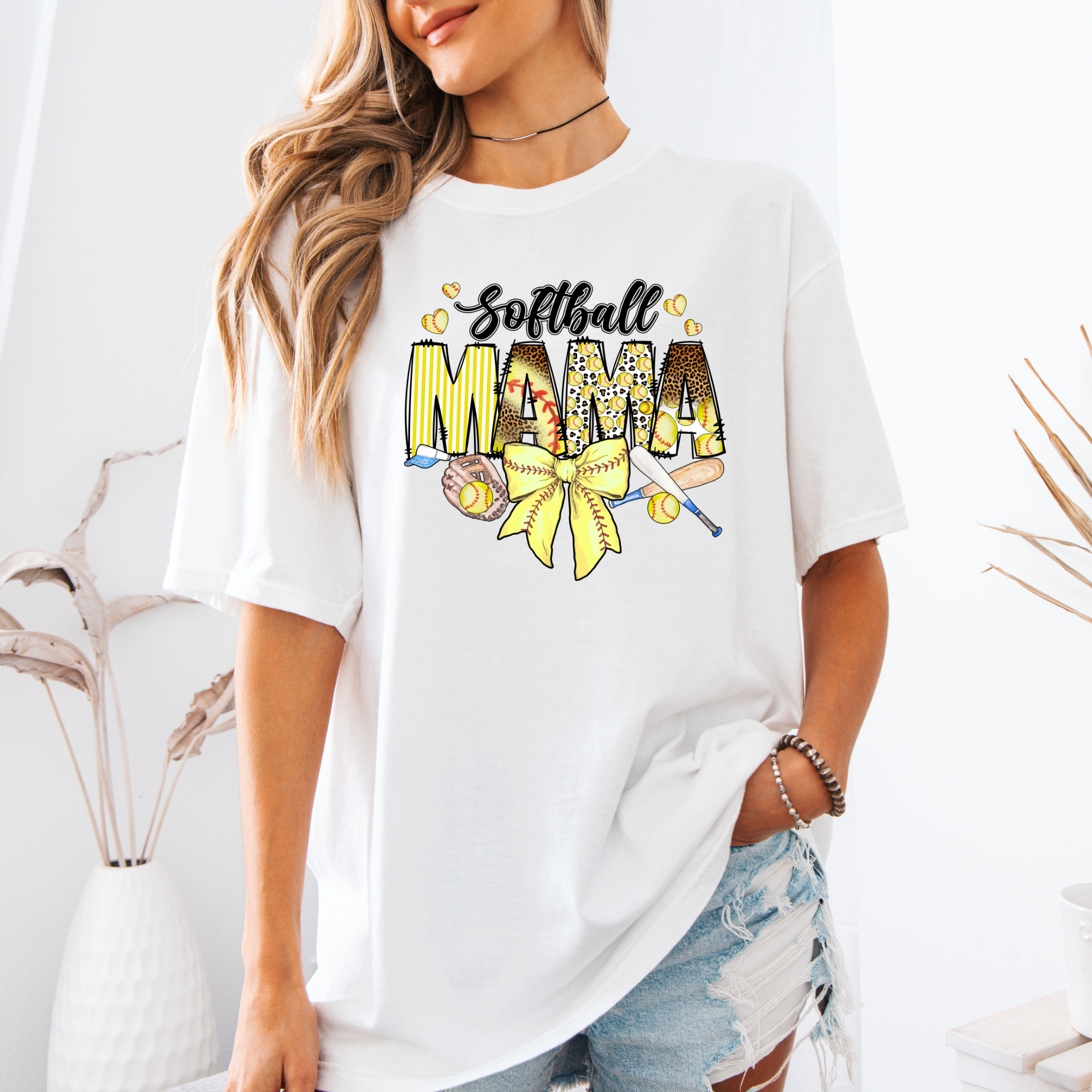 Softball Mama T-Shirt | Sports Mom Shirt