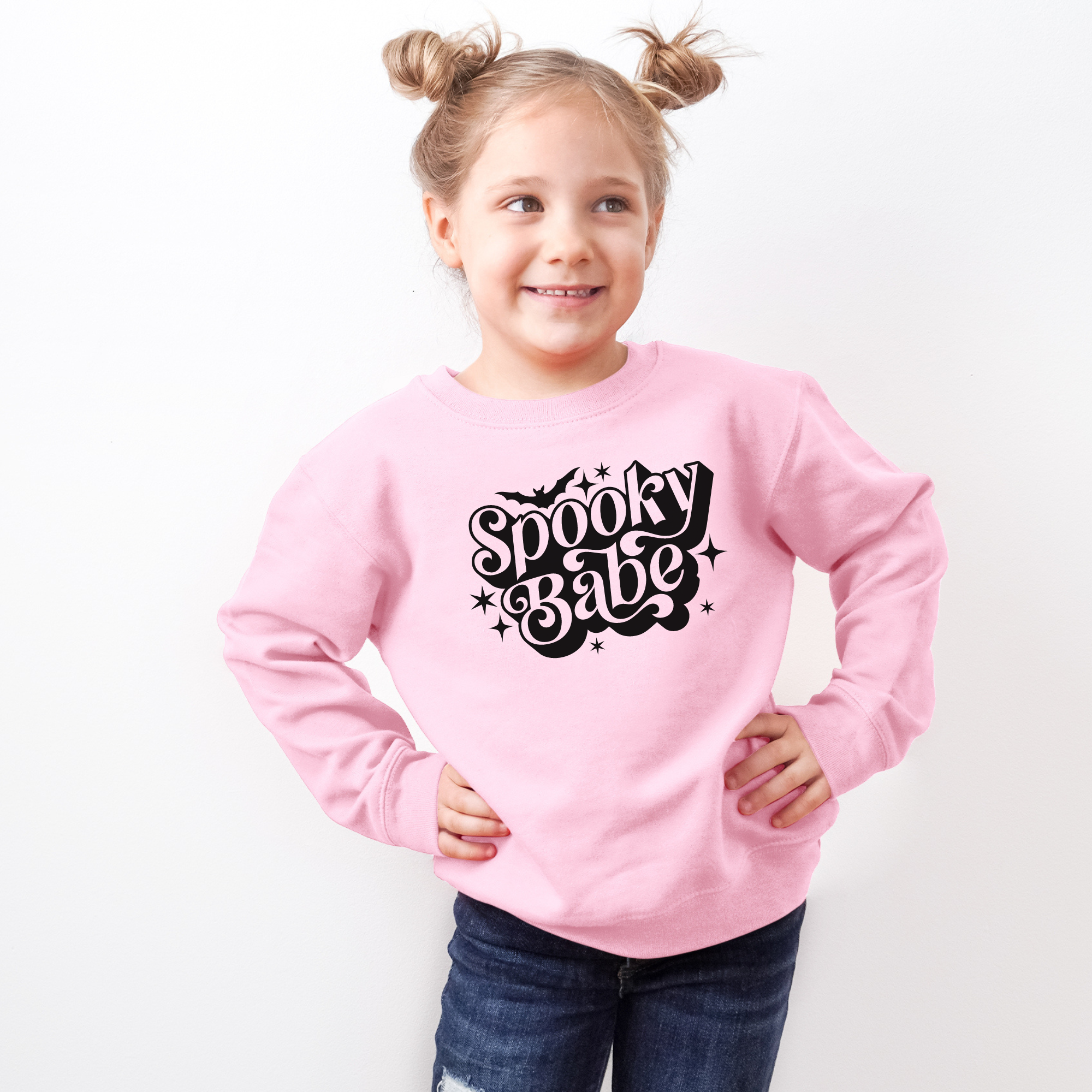 Spooky babe- toddler halloween sweatshirt