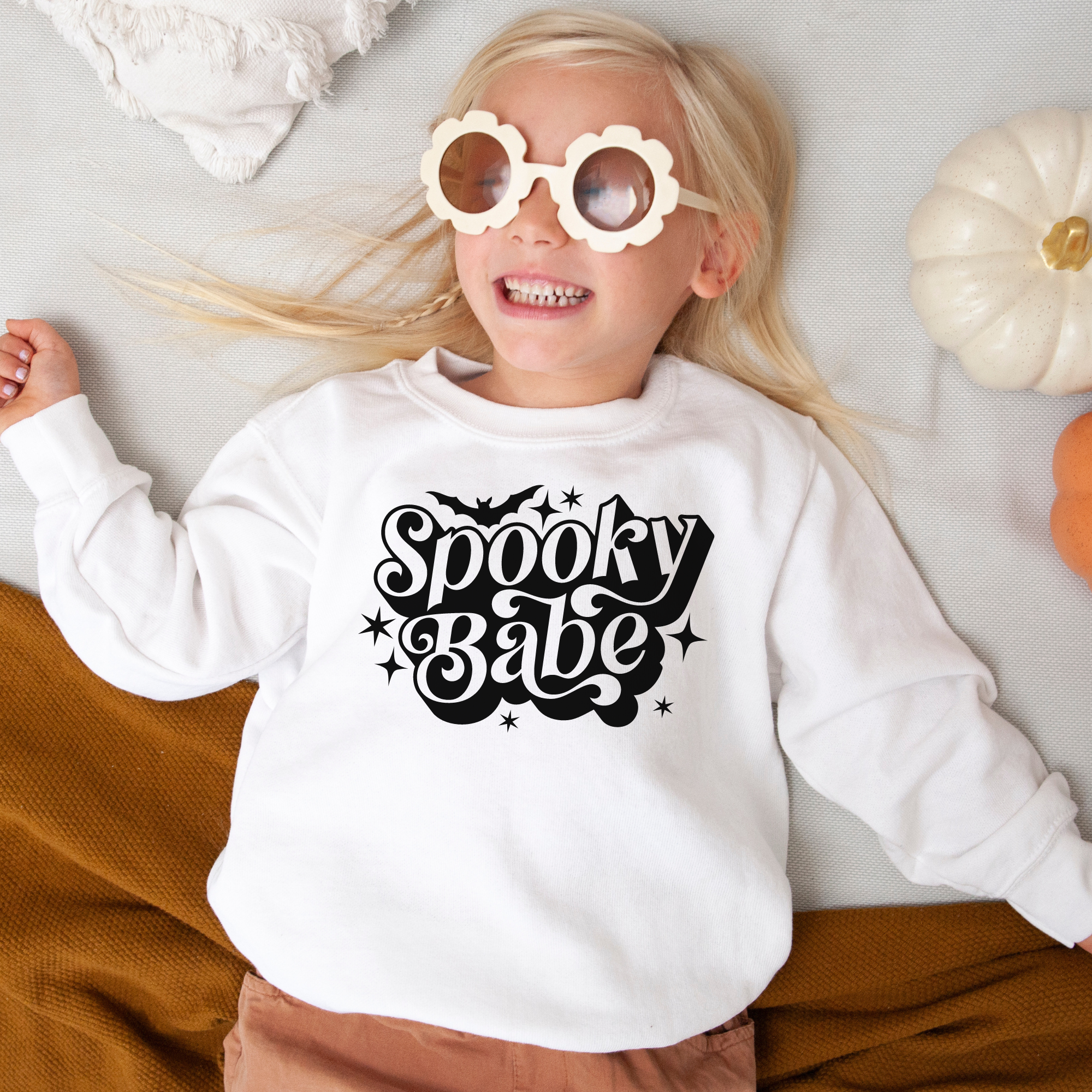 Spooky babe- youth sweatshirt