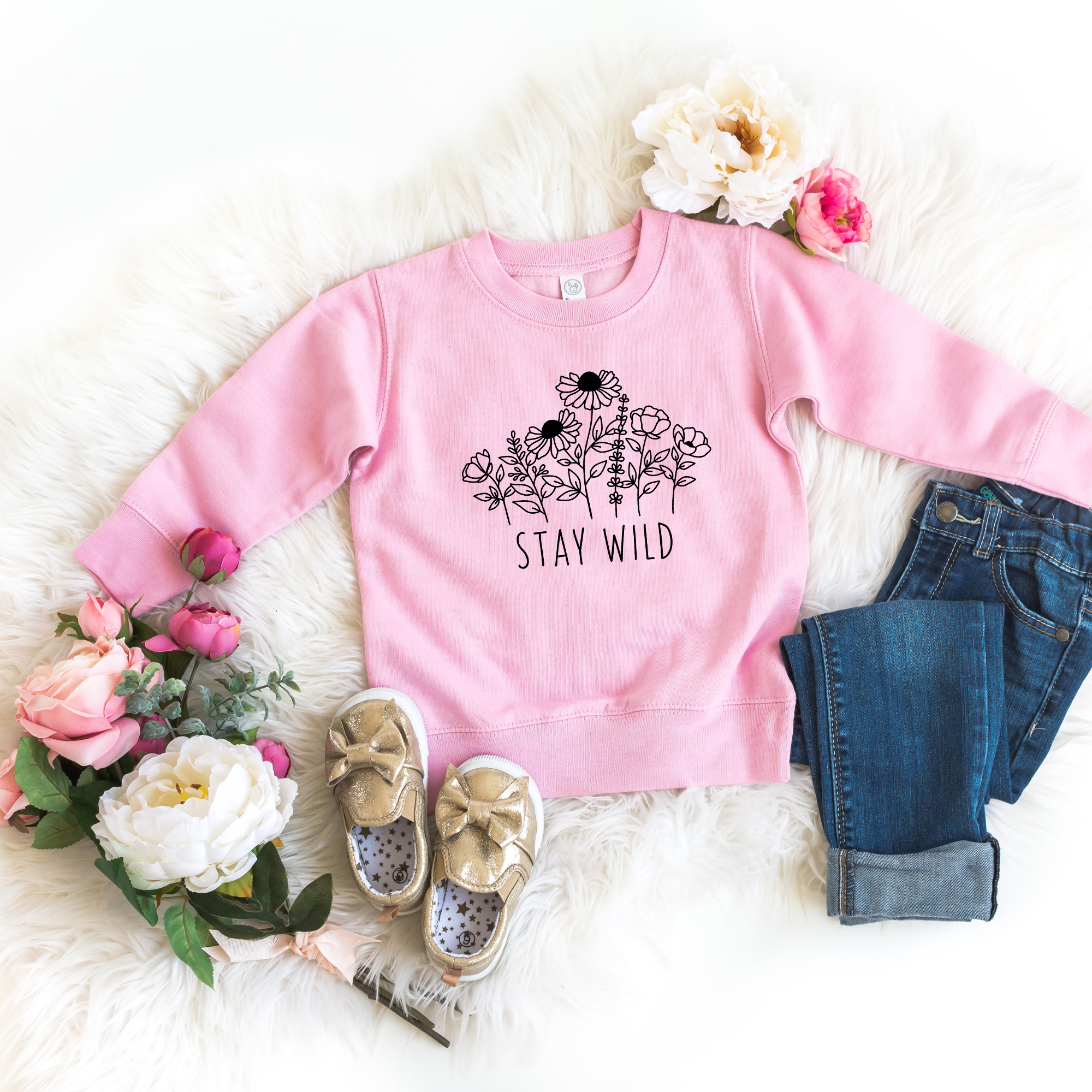 Stay Wild Sweatshirt | Wildflower Sweatshirt