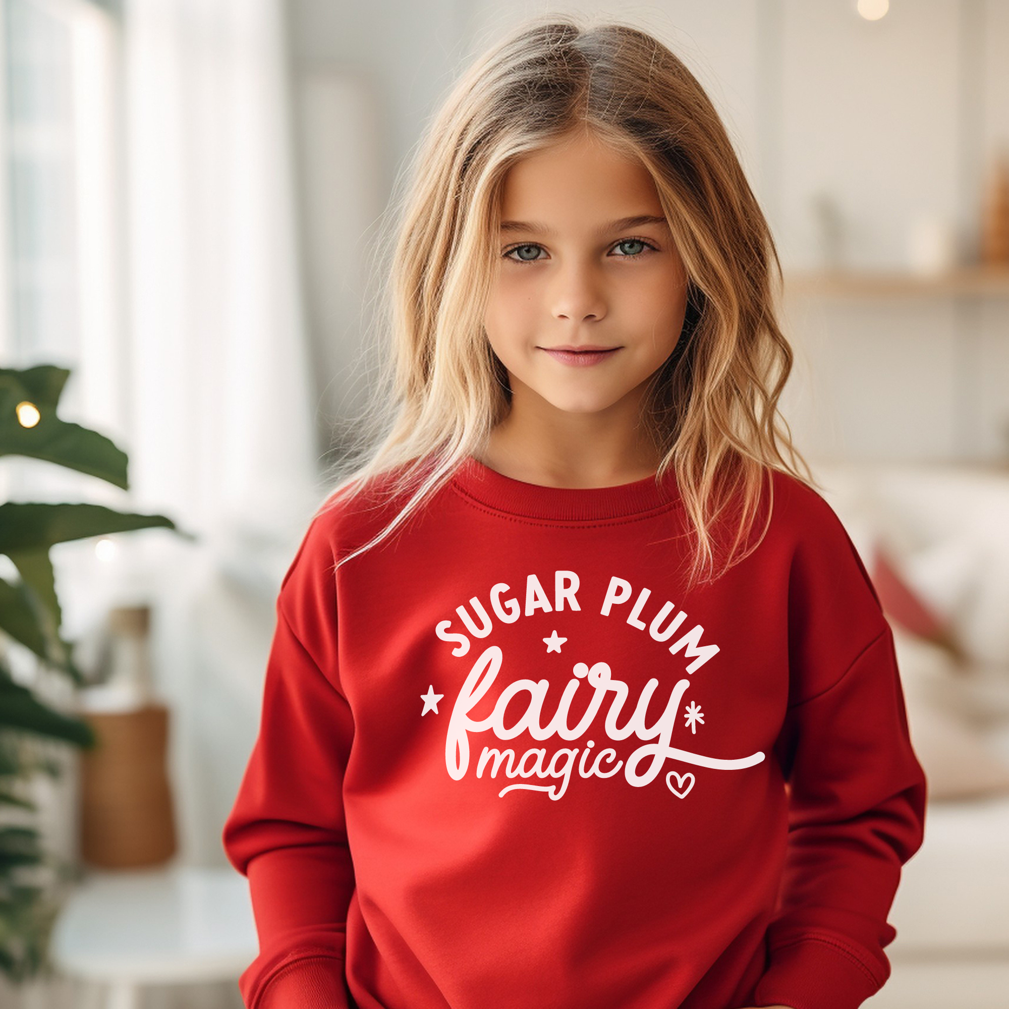 Sugar Plum Fairy Magic Sweatshirt | Girls Christmas Sweatshirt